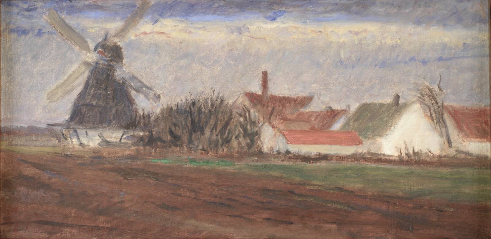 Snedinge Mølle ved Holsteinborg, Flemming Bergsøe, 1958