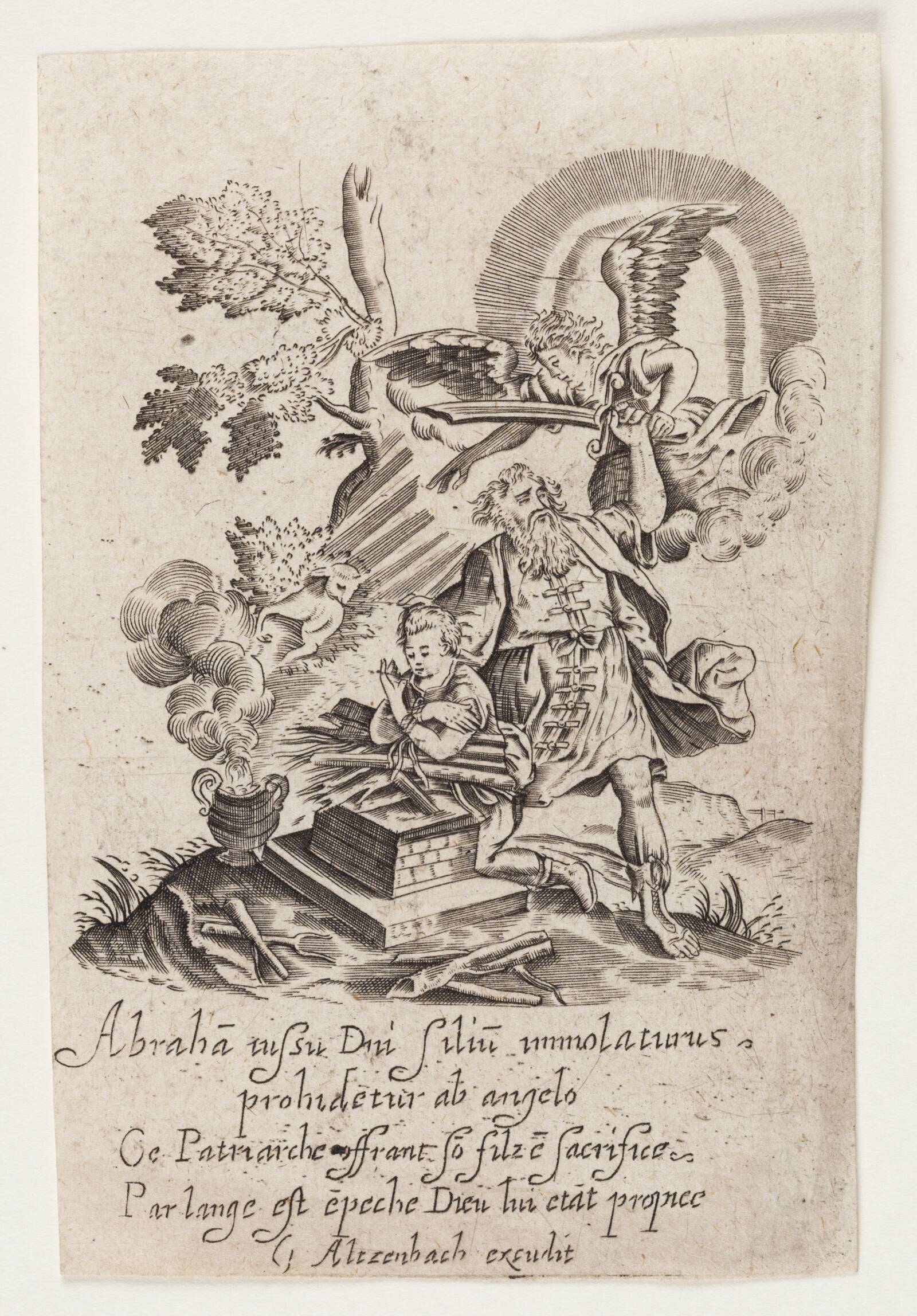 Abraham og Isak, Ubekendt, 1609-1672