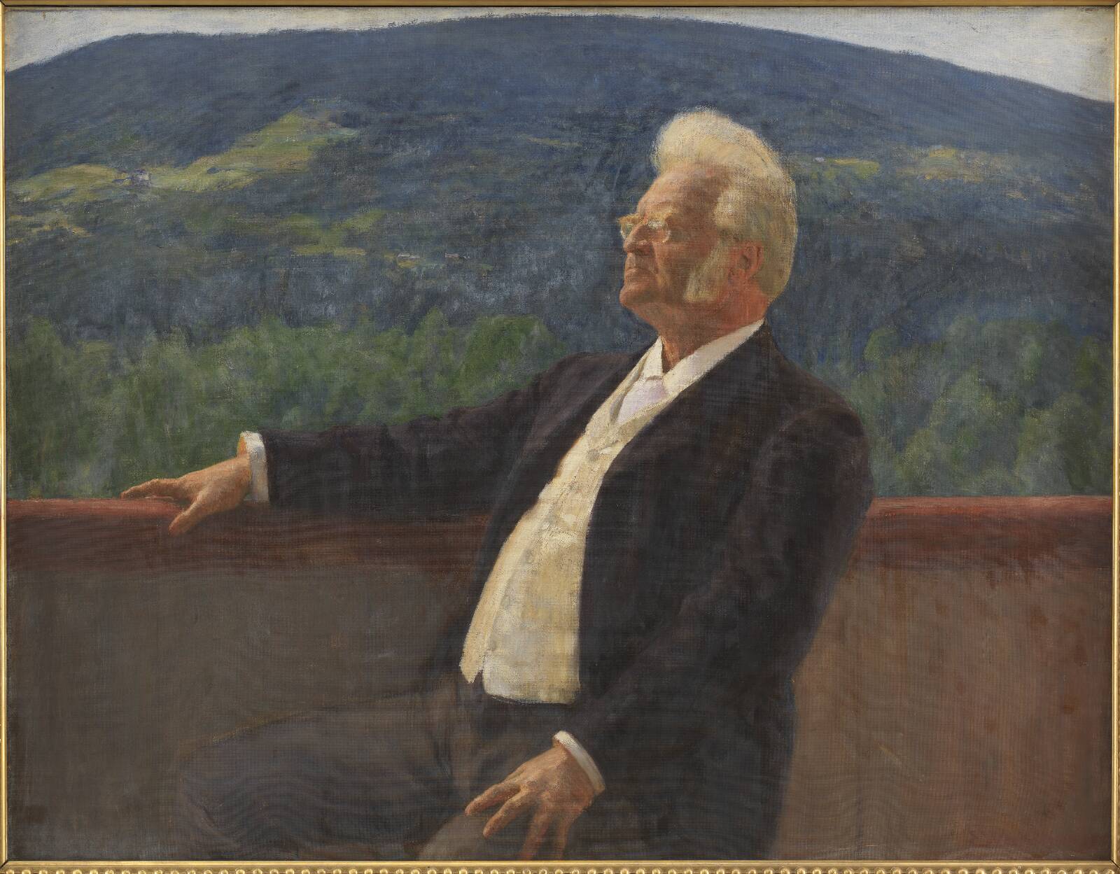 Portrait of Bjørnstjerne Bjørnson, by Erik Werenskiold, 1900