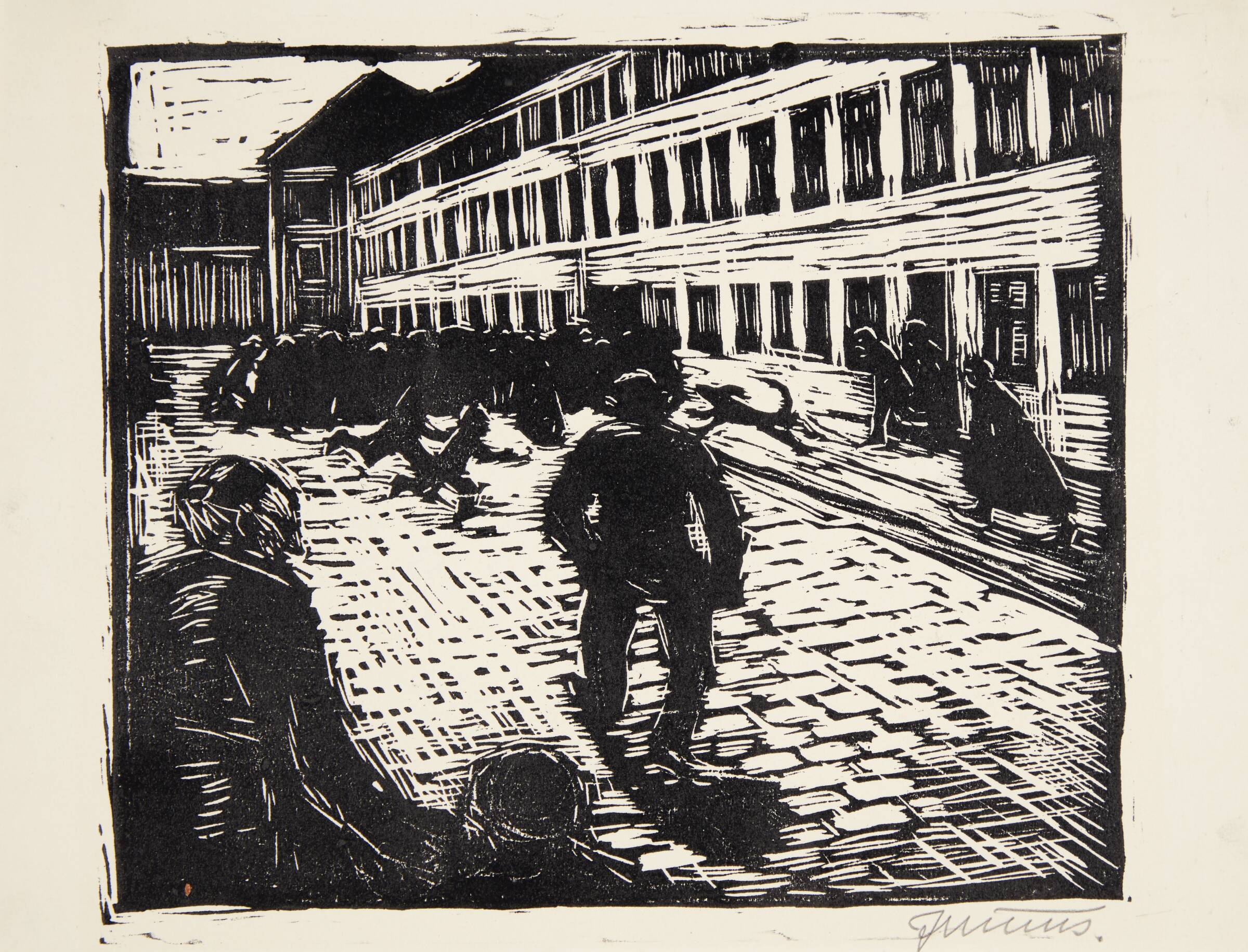 "Stikker hentes i nr. 3", Jane Muus, 1945