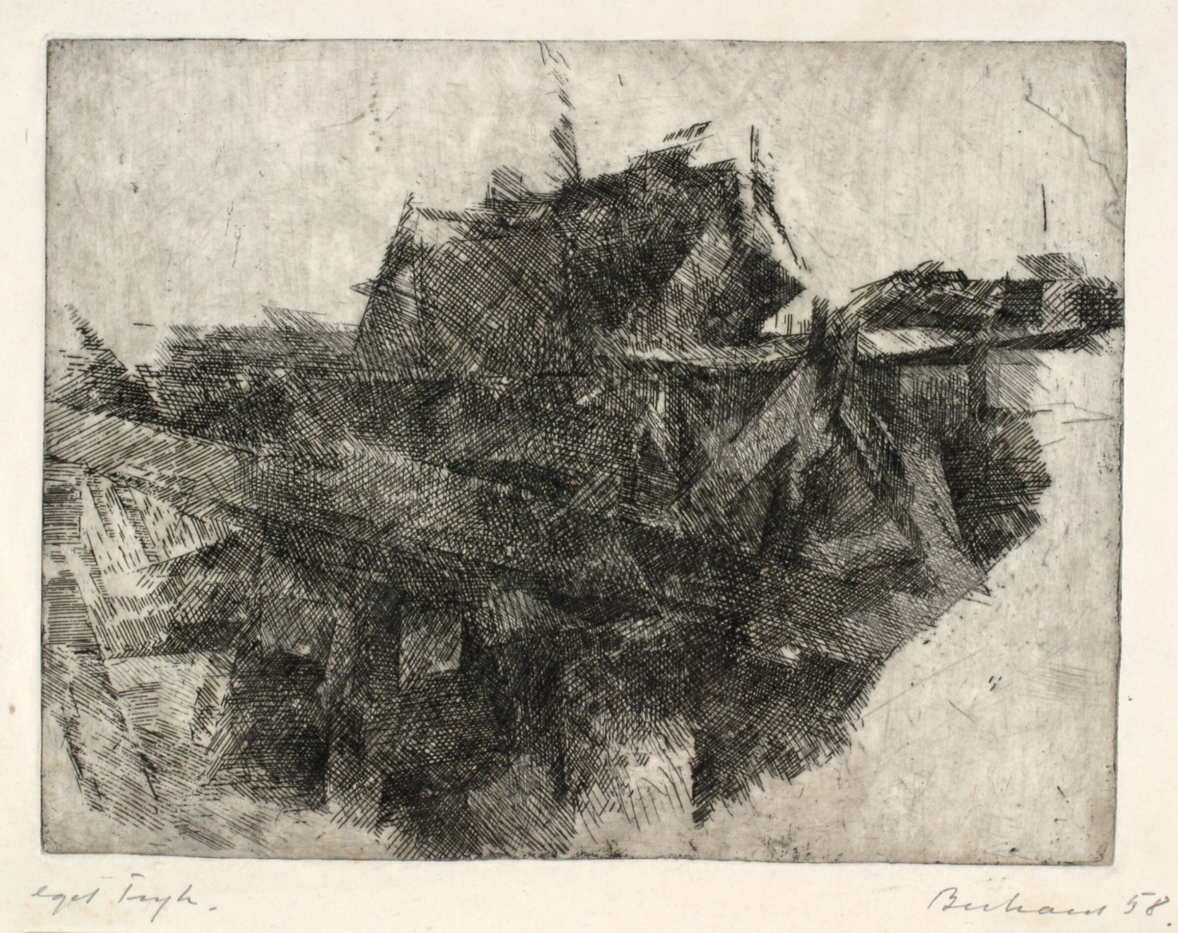 Skudehavnen, Helge Bertram, 1958