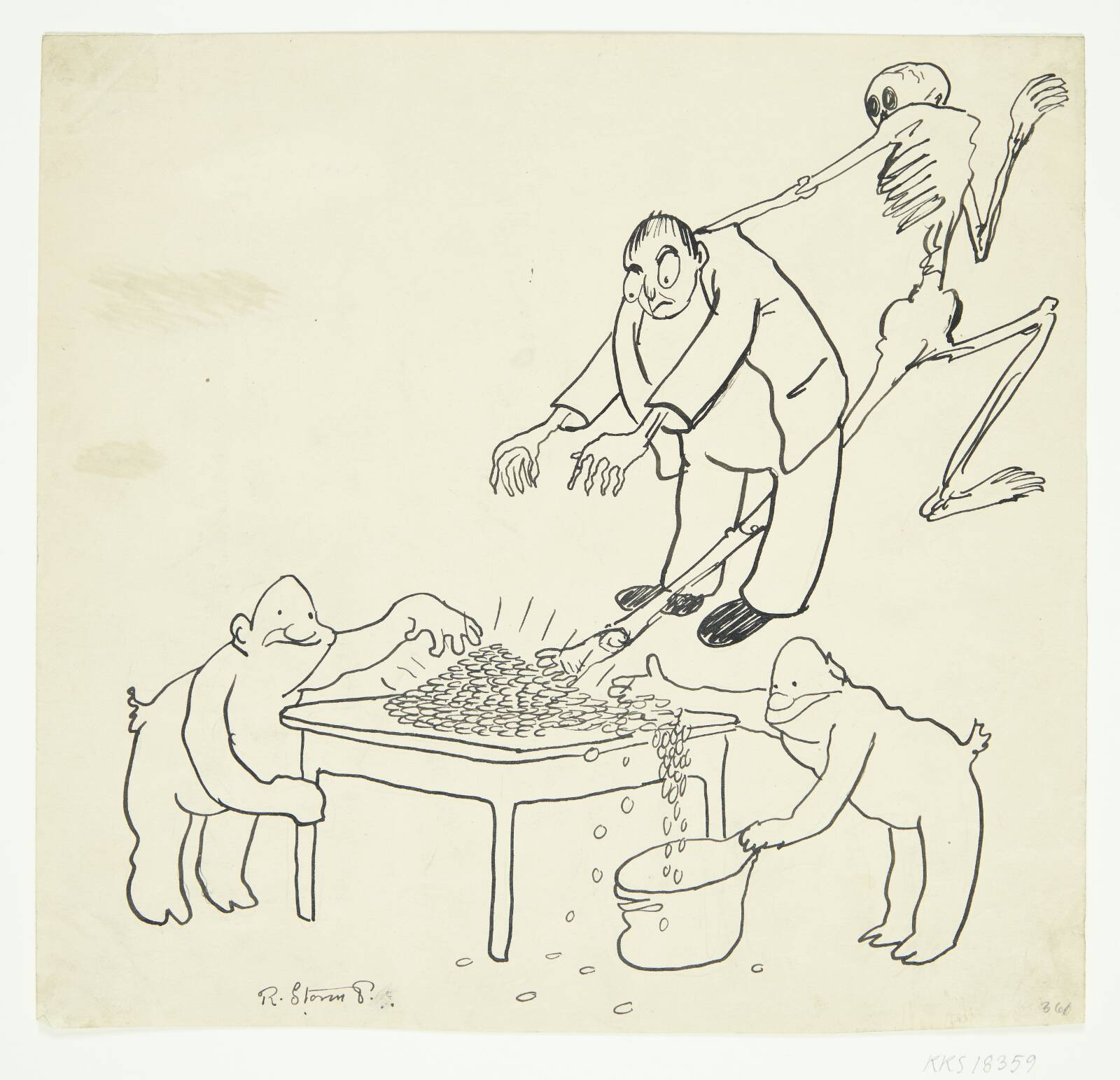 "Gnieren", Storm Petersen, Robert, 1915-1920