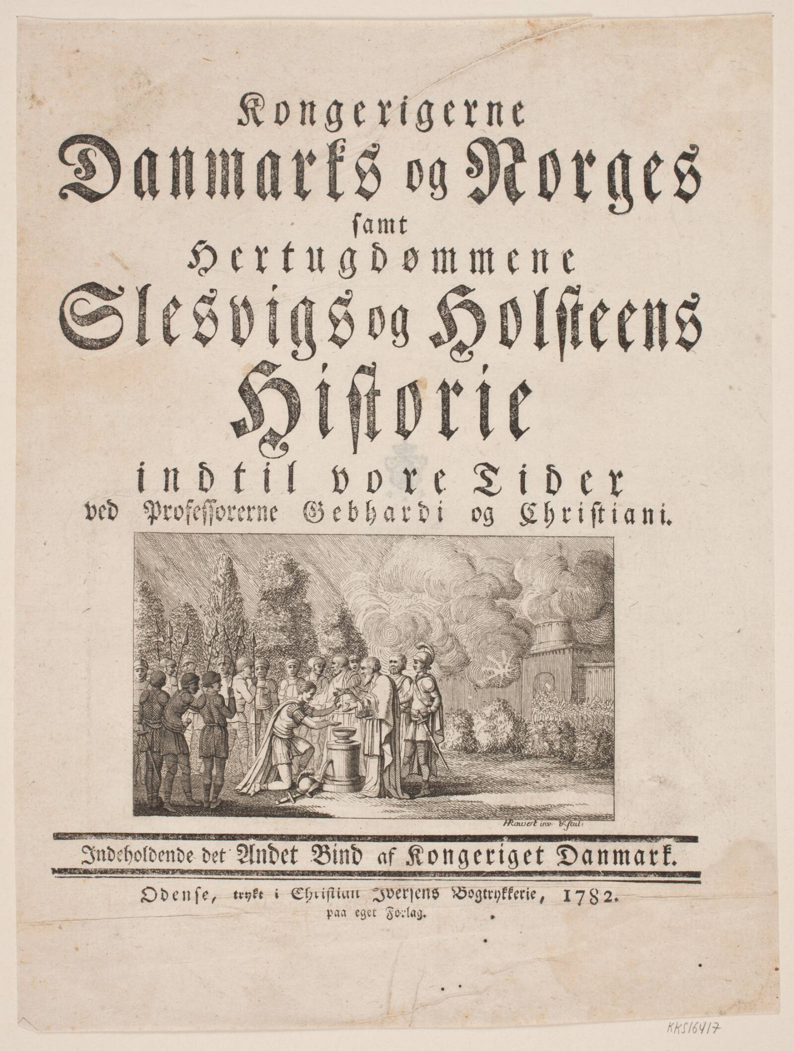 En offerscene, J.H. Rawert, 1782