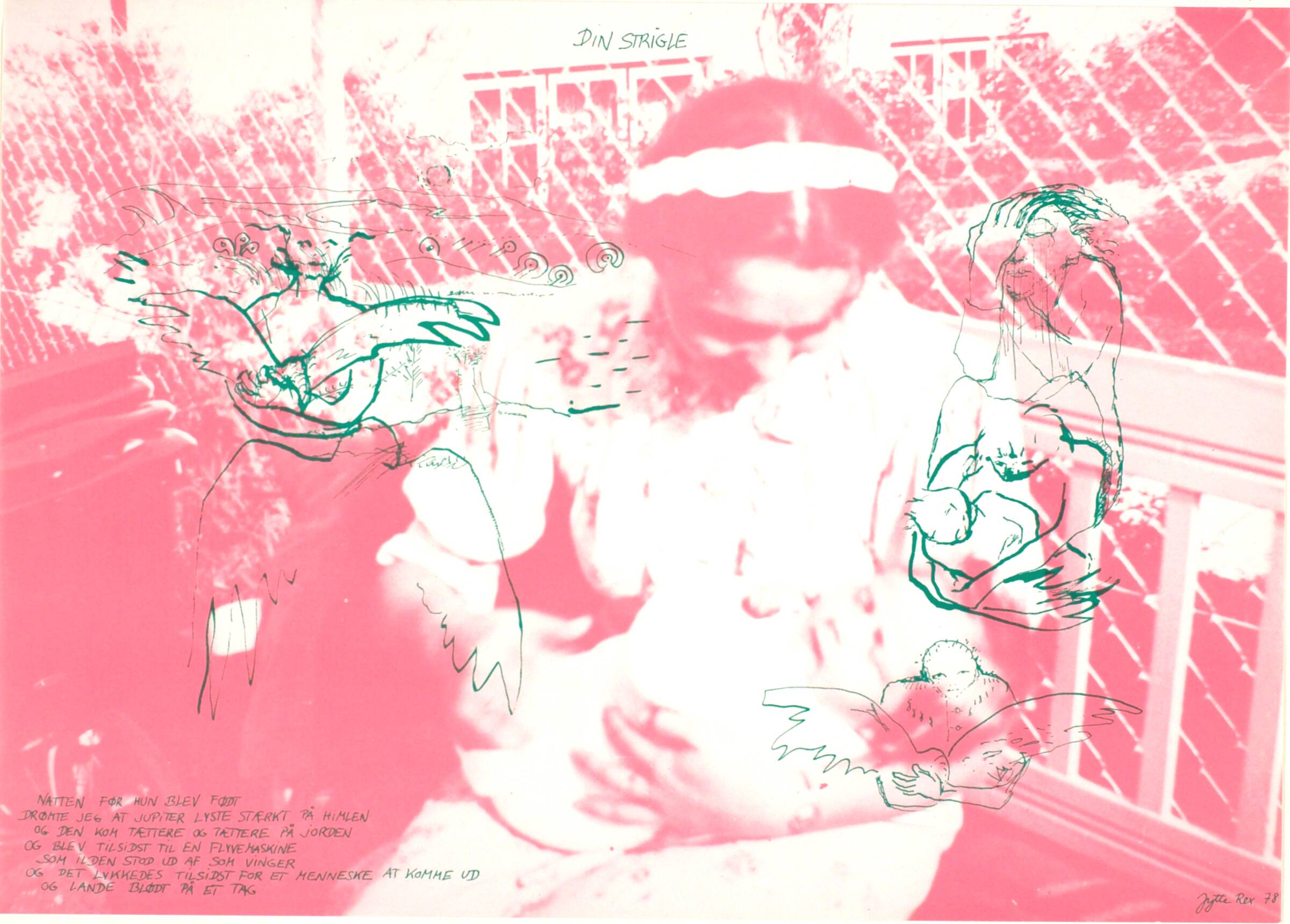 Uden titel (Din strigle), Jytte Rex, 1978