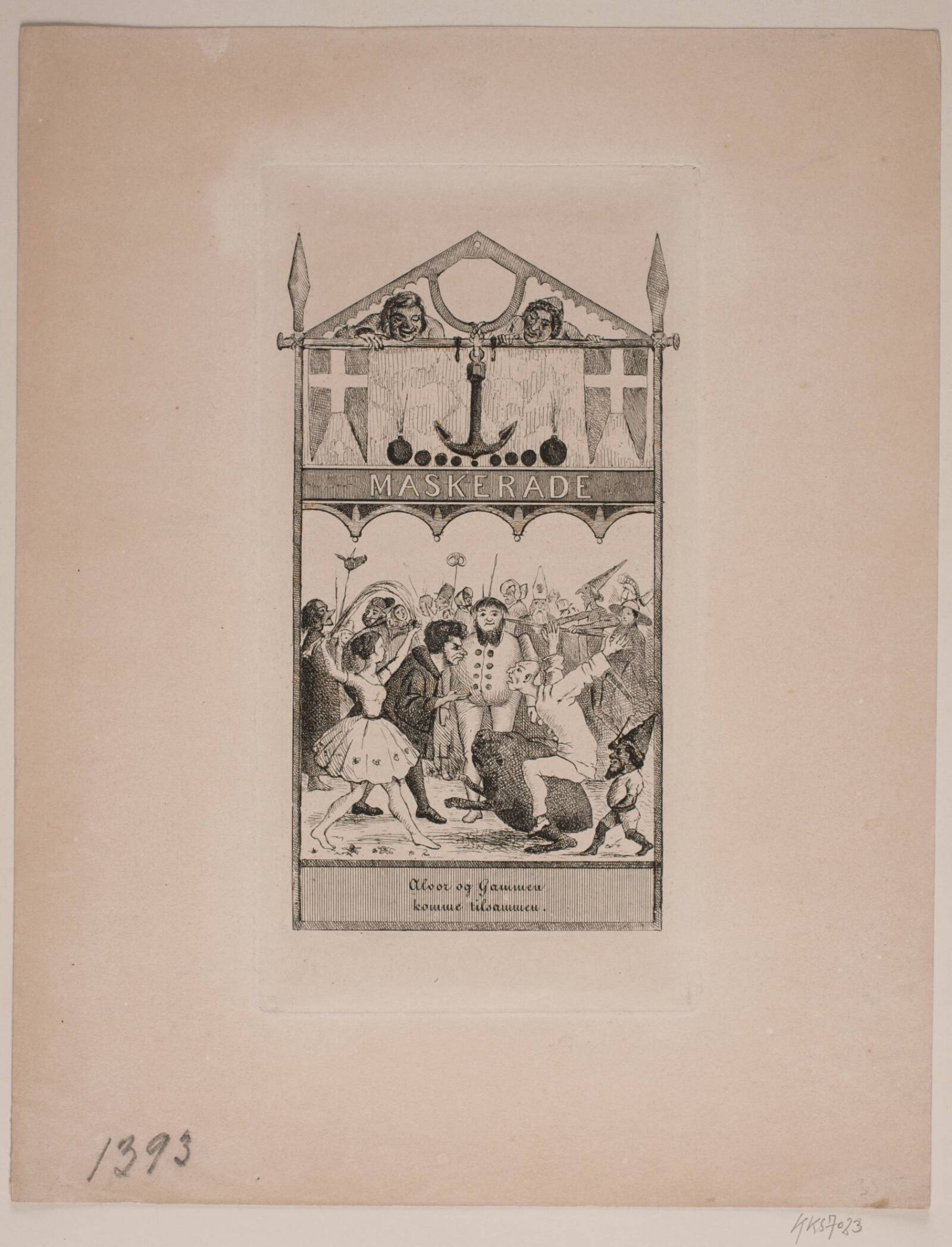 Maskerade, Vilhelm Kyhn, 1839-1902