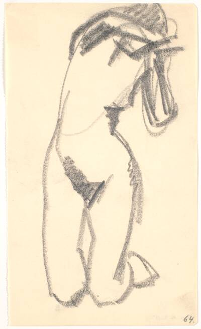Knælende model