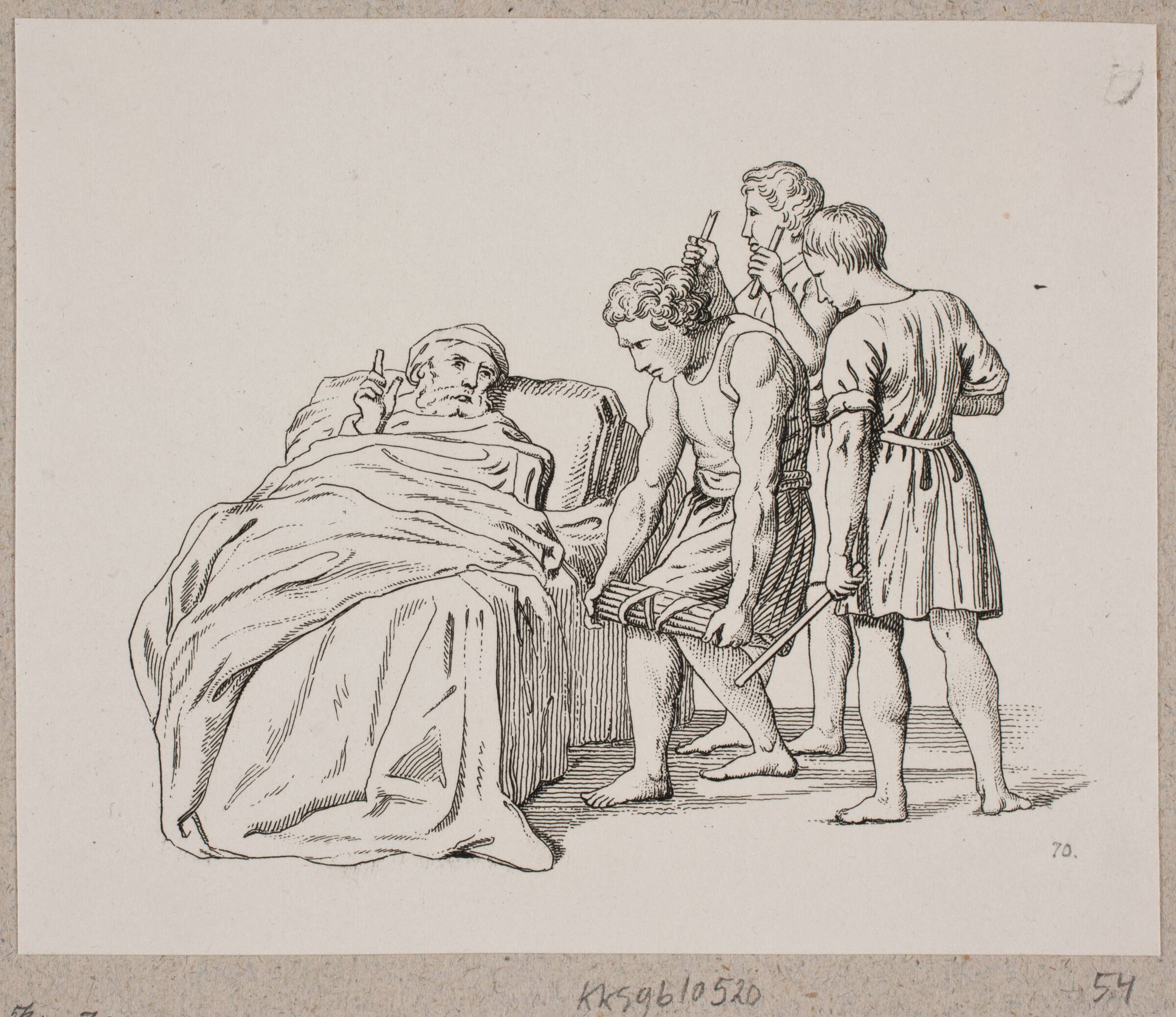 Oldingen og hans sønner, Oluf Olufsen Bagge, 1831-1833