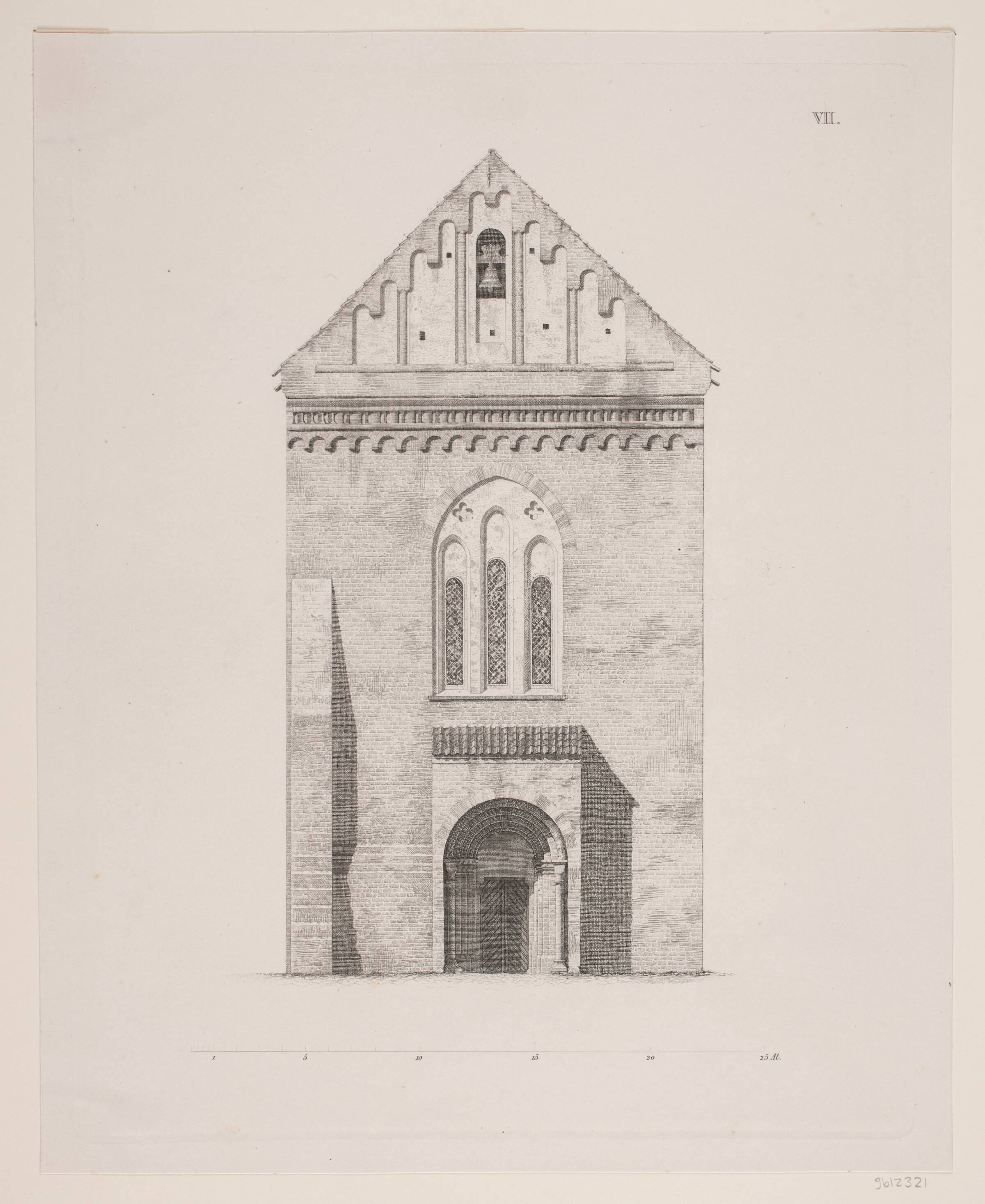 "Kongegravene i Ringsted Kirke". Planche VII, Heinrich Hansen, 1858
