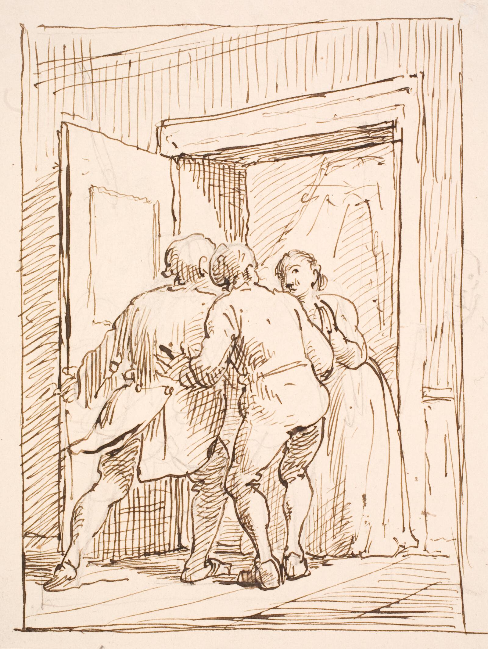En skandale, Wilhelm Marstrand, 1864-1873