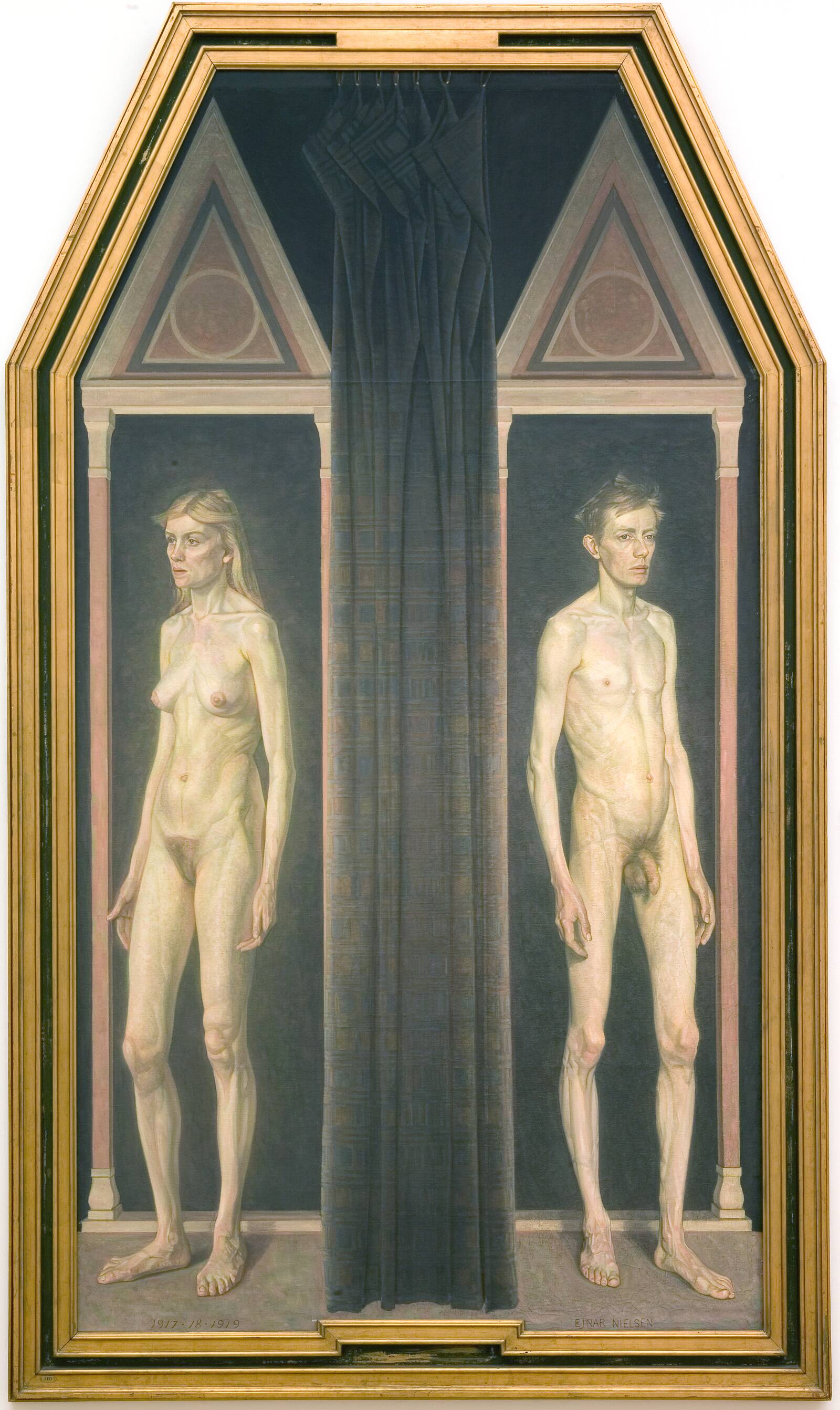 Mand og kvinde, Ejnar Nielsen, 1917-1919