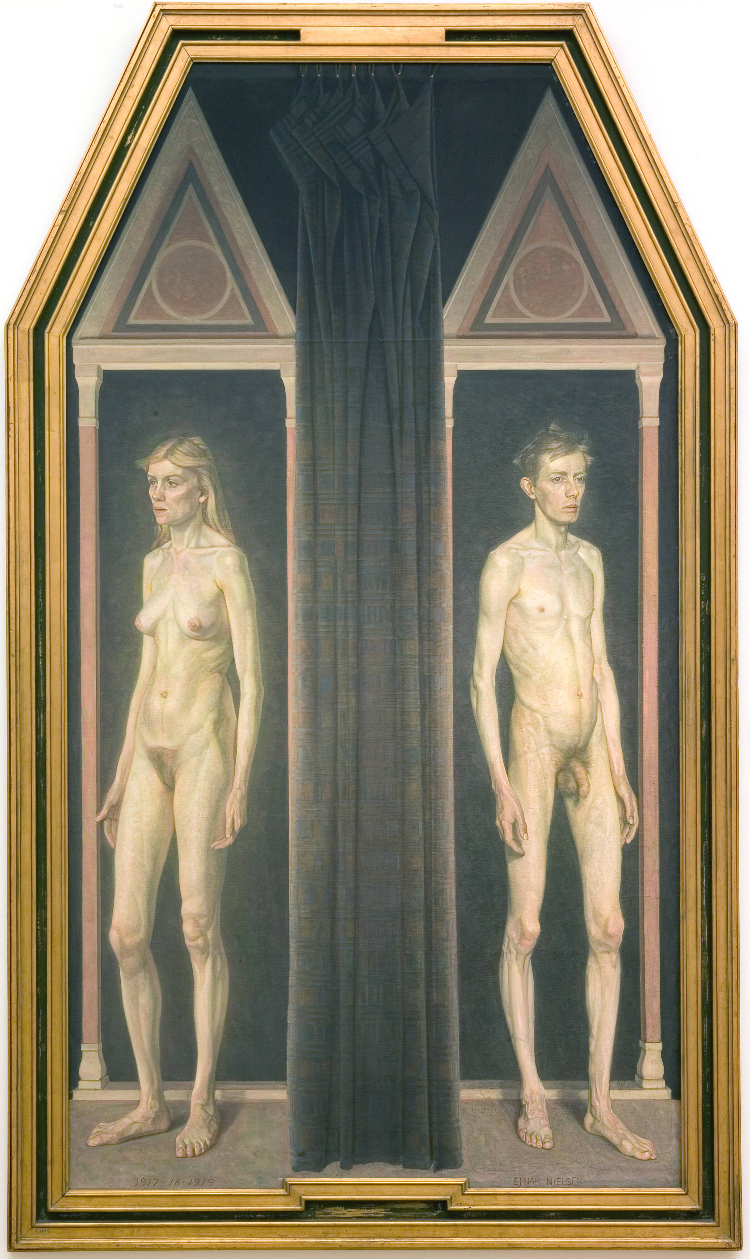 Mand og kvinde, Ejnar Nielsen, 1917-1919