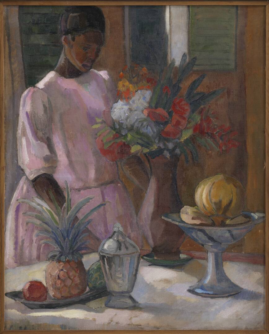 Rose Laying the Table, by Astrid Holm, 1914