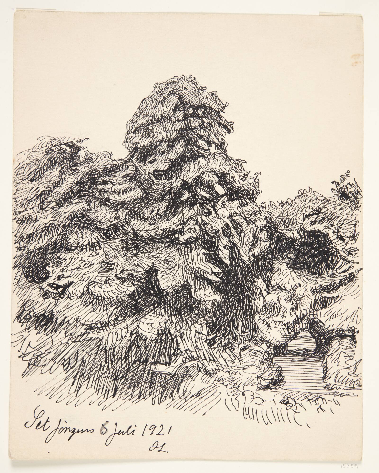 "Sct. Jørgens", Johannes Larsen, 1921