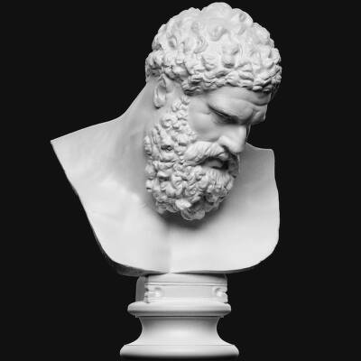 Herakles fra statue af Herakles Farnese typen