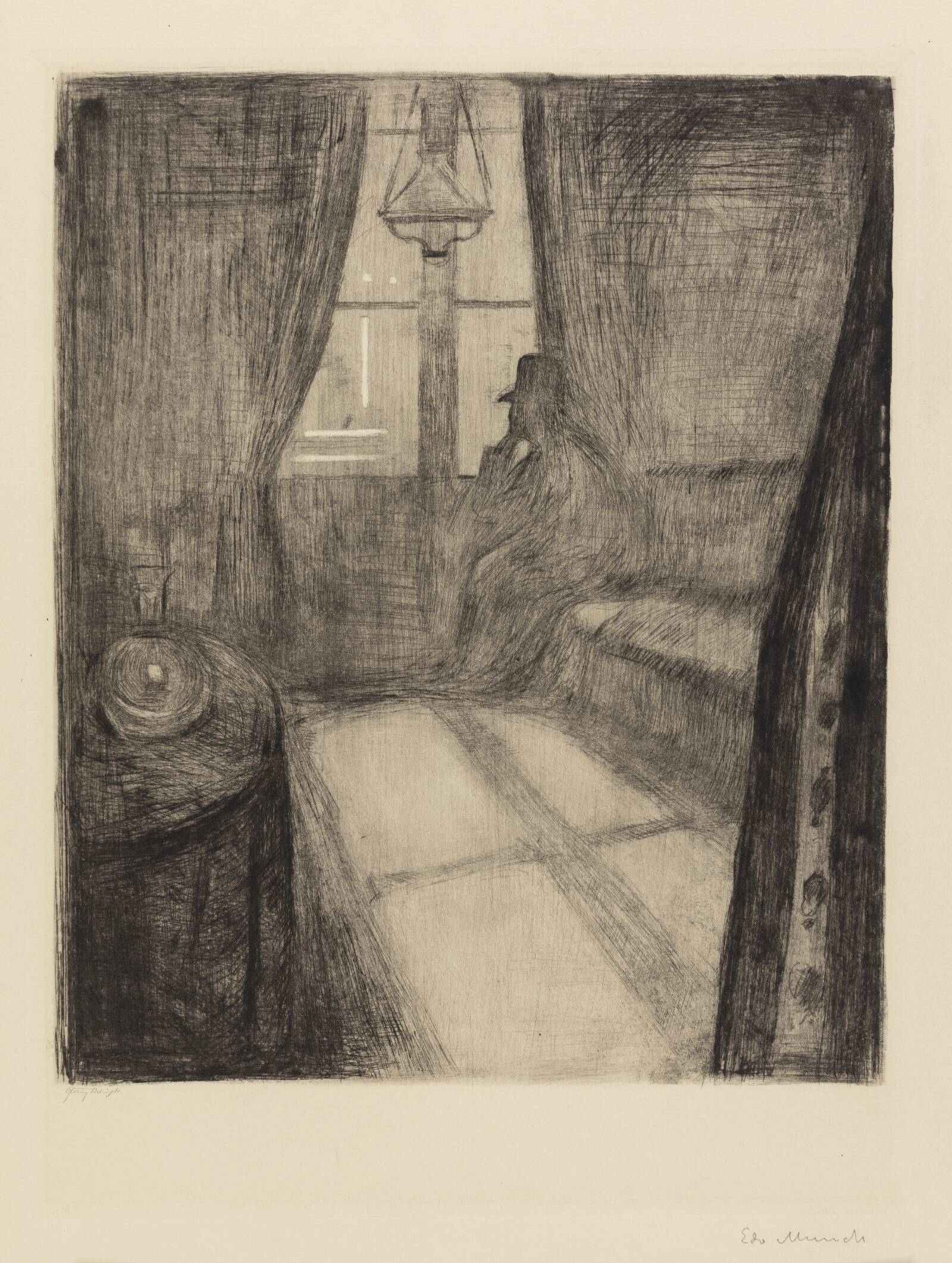 Måneskin. Nat i Saint-Cloud, Edvard Munch, 1895