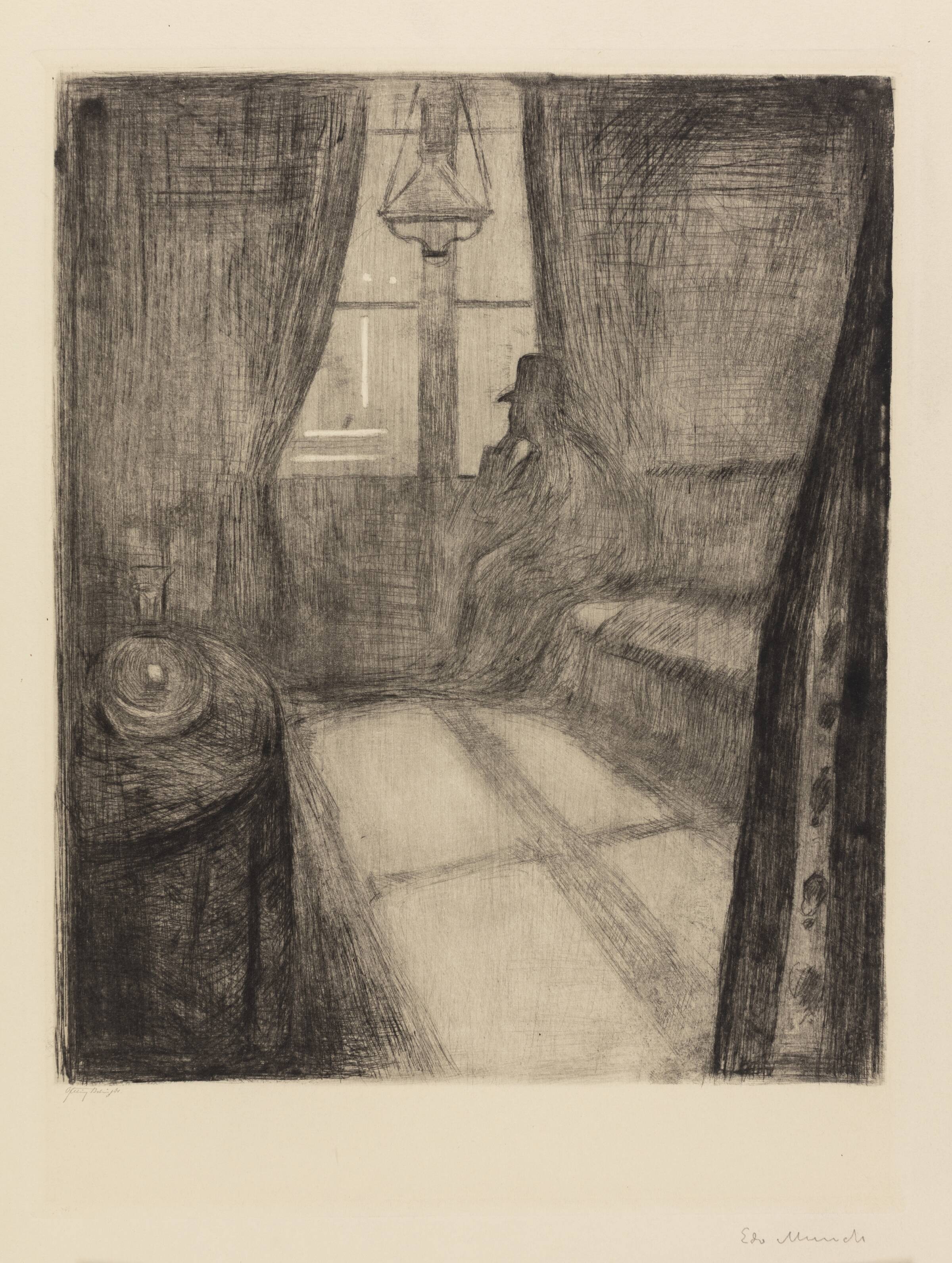 Måneskin. Nat i Saint-Cloud, Edvard Munch, 1895