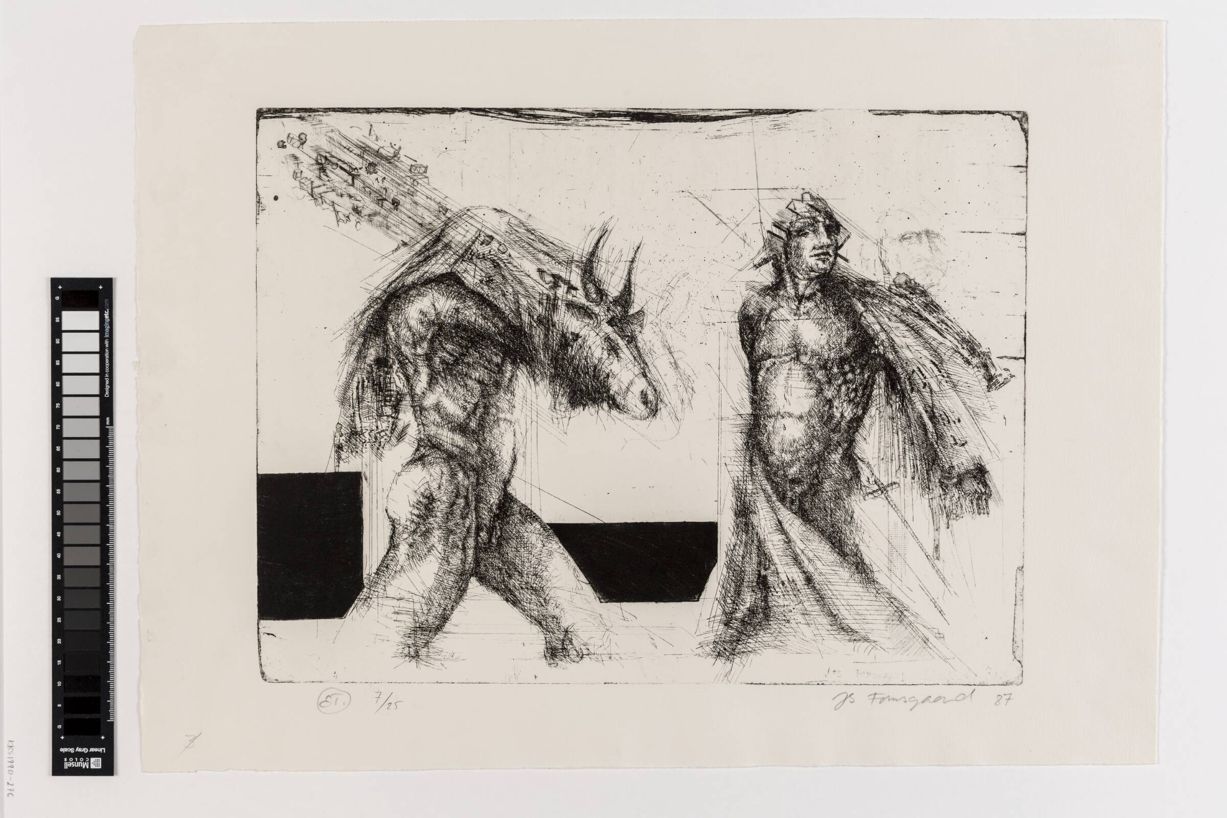 Spansk dans II, Jes Fomsgaard, 1987
