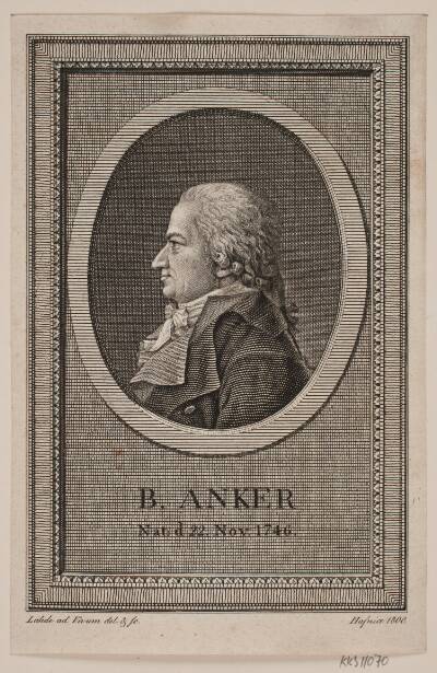 Portræt af B. Anker