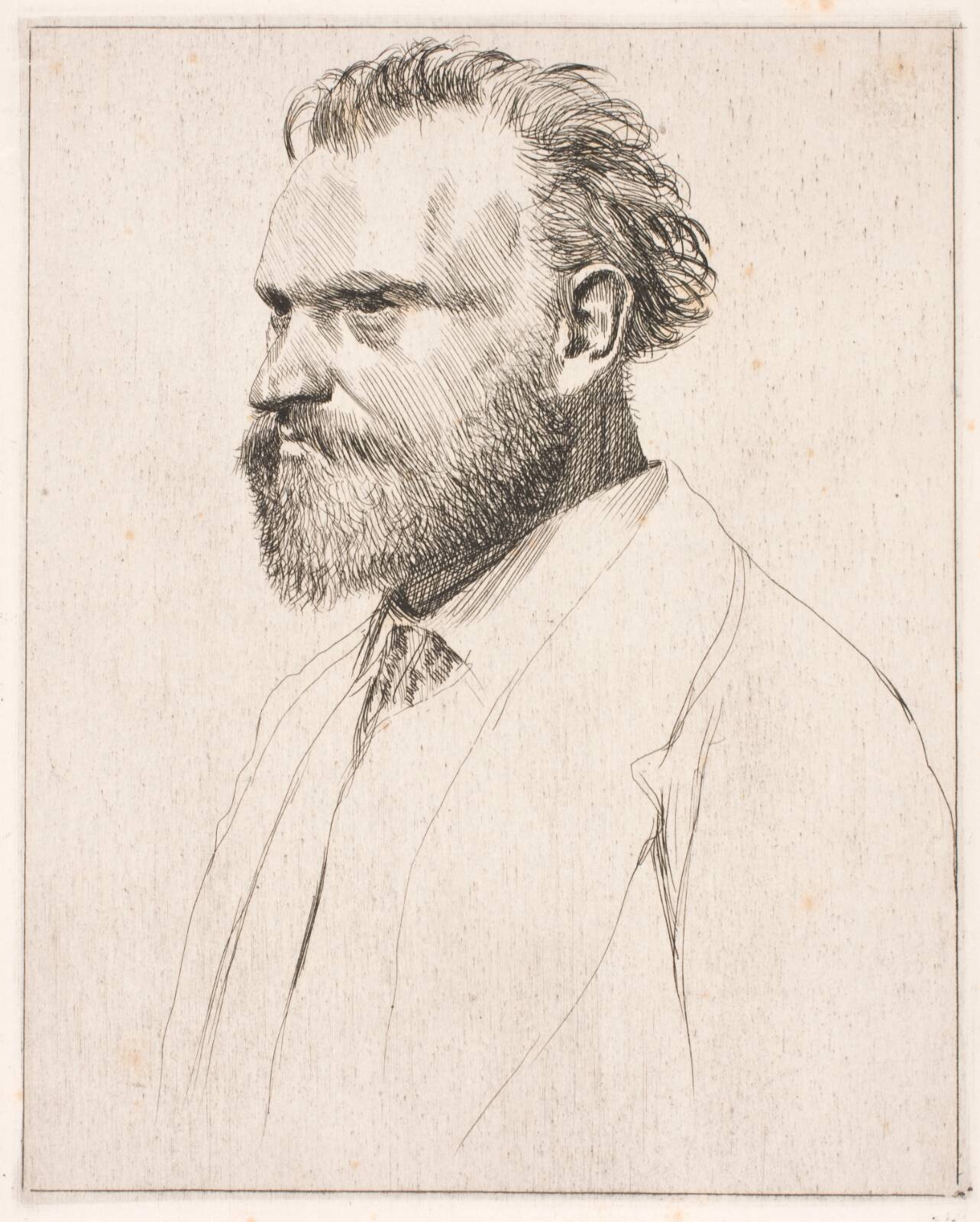 Edouard Manet. Bust-Lenght Portrait, by Edgar Degas, 1859-1862