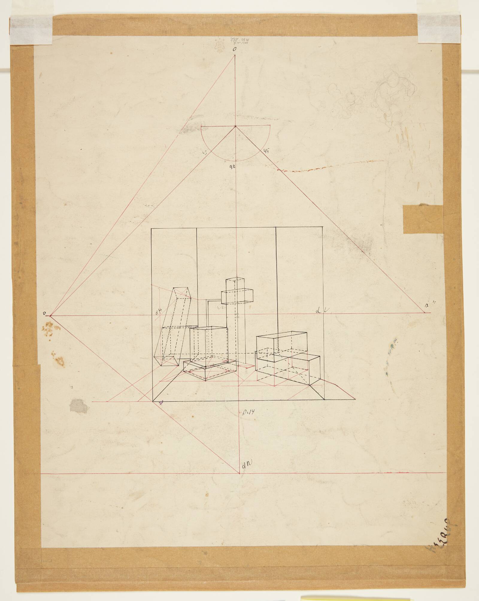Geometrisk komposition, Anna Lejmann, 1864-1928