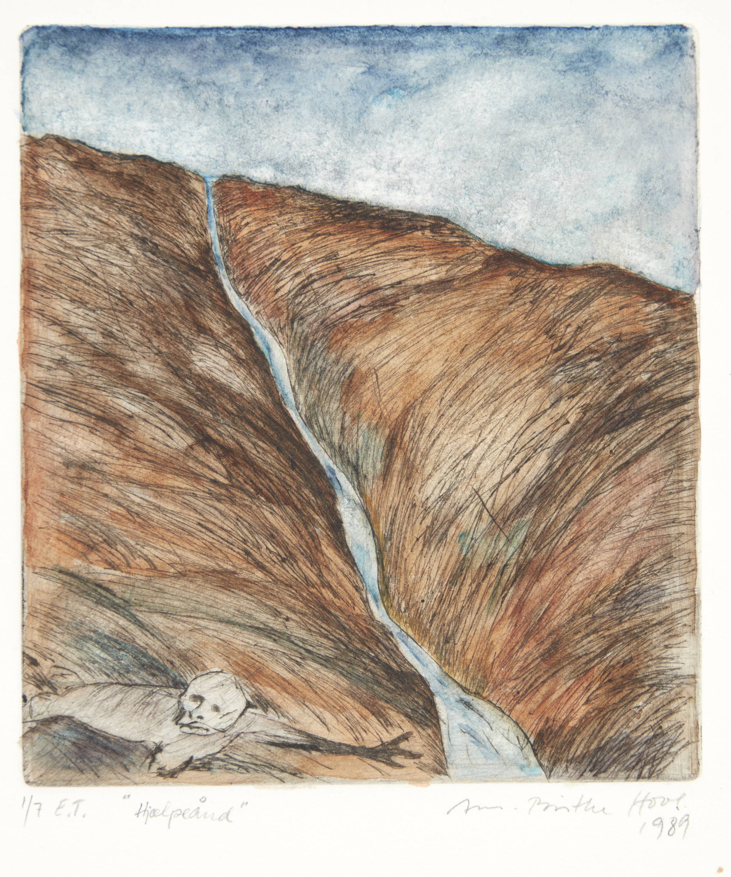 "Hjælpeånd", Anne-Birthe Hove, 1989