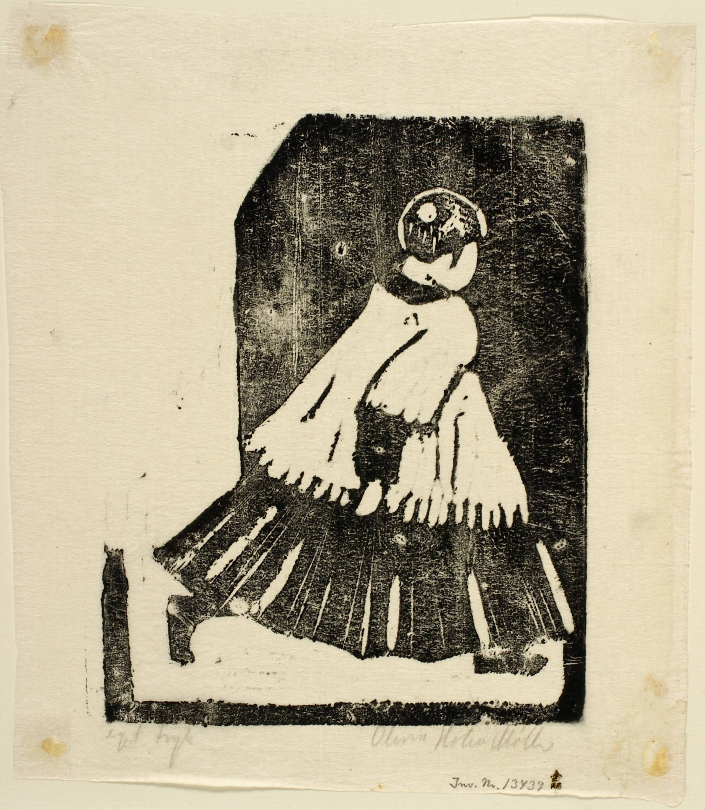 Løbende messedreng, Olivia Holm-Møller, 1875-1970