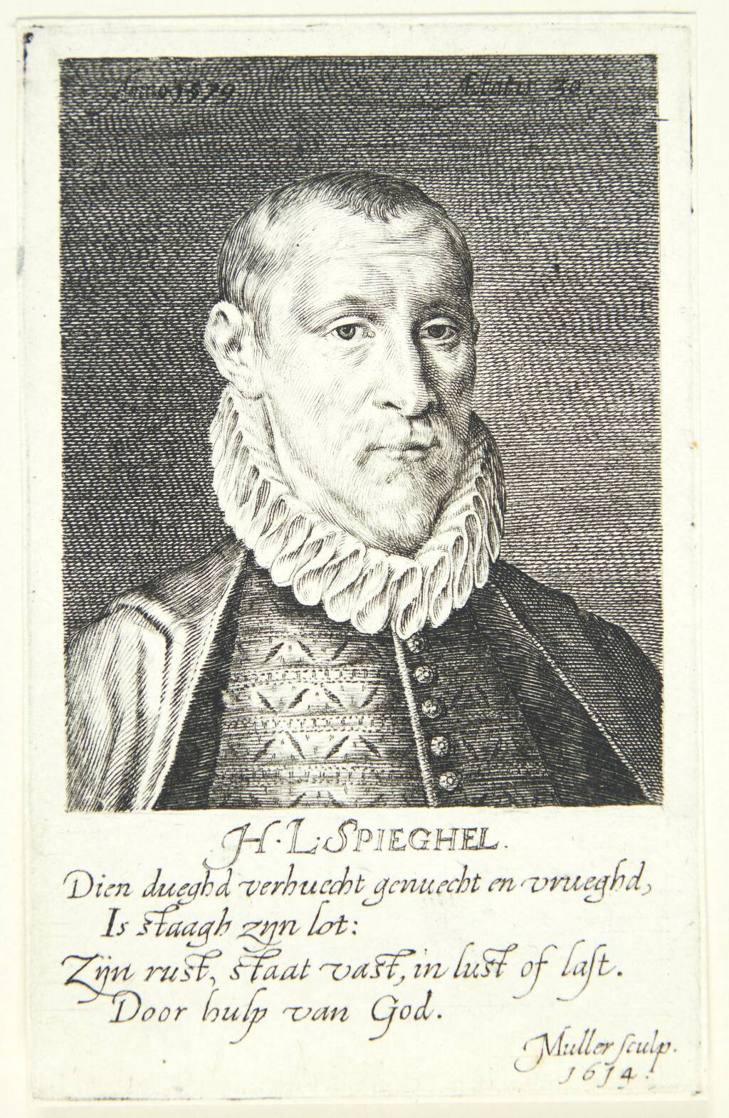 Portræt af Hendrik Laurensz. Spieghel