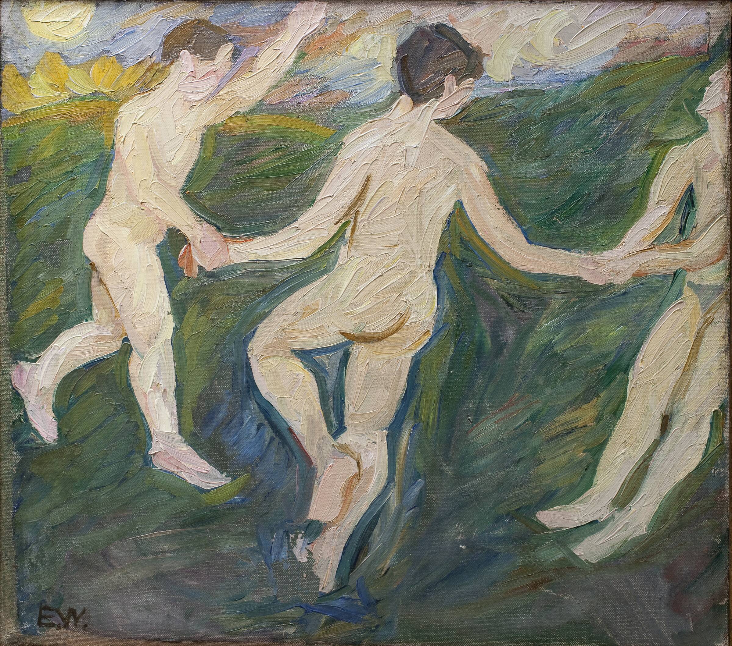 Livsglæde, Edvard Weie, 1908-1915
