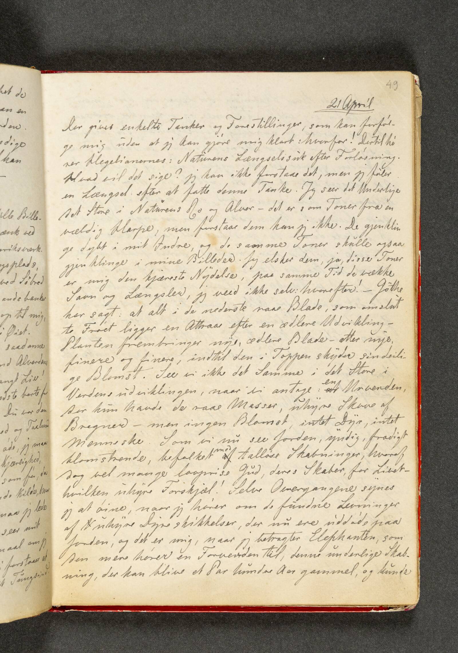 Dagbog. Side 49, Johan Thomas Lundbye, 1843
