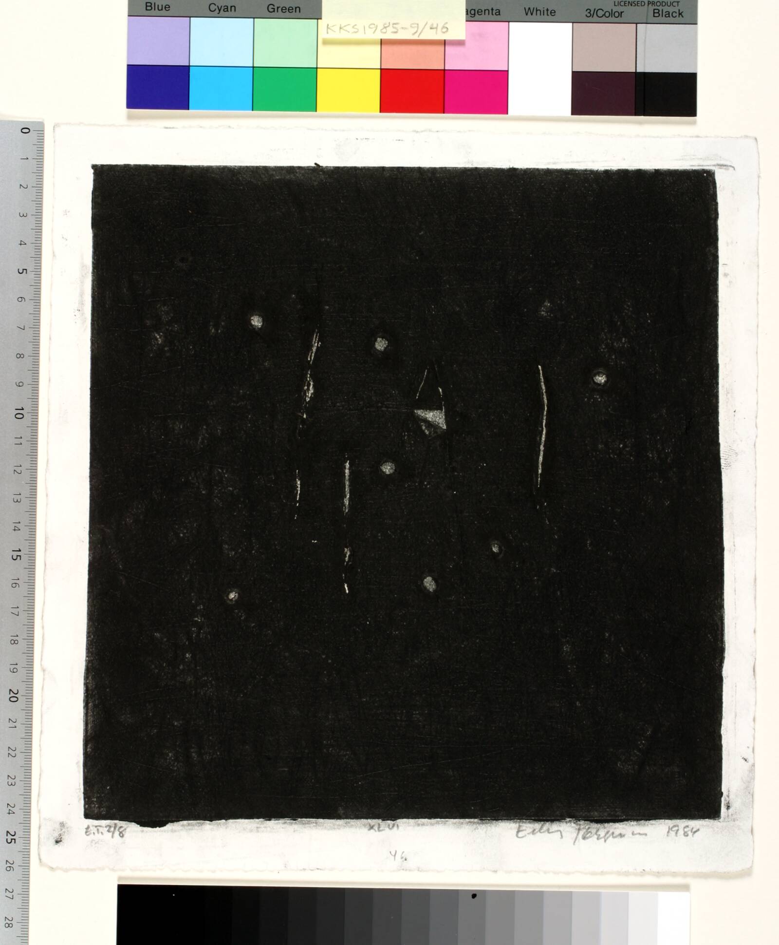 Dagbogsblad XLVI, Erling Jørgensen, 1984