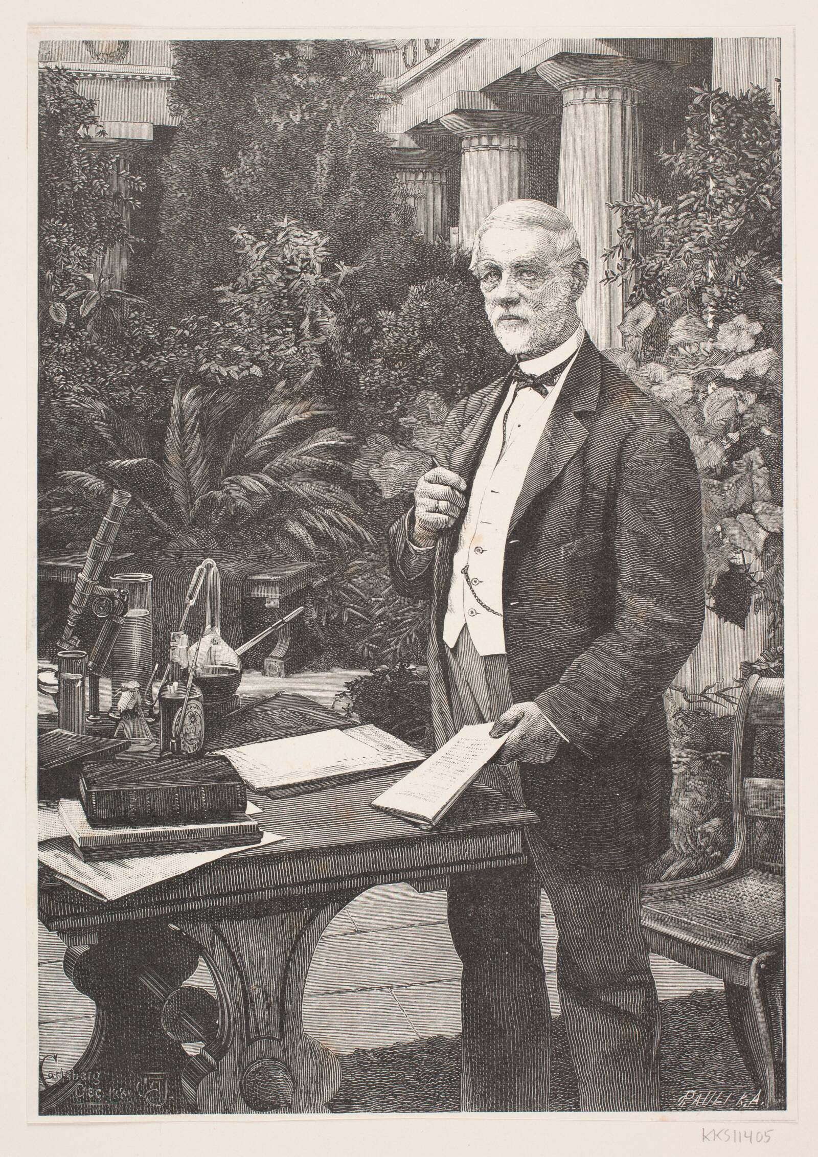 Jacob Christian Jacobsen, Georg Pauli, 1886