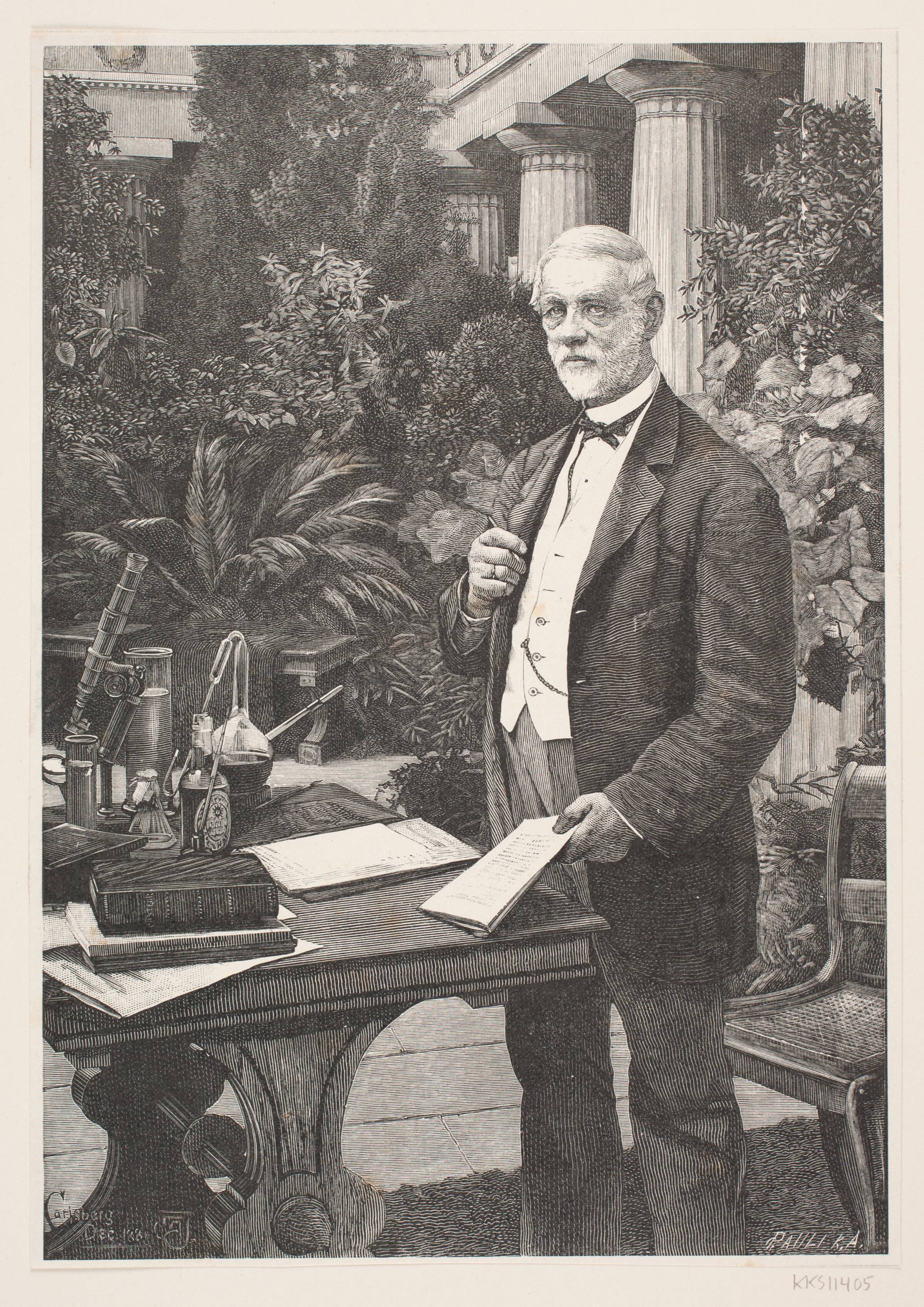 Jacob Christian Jacobsen, Georg Pauli, 1886