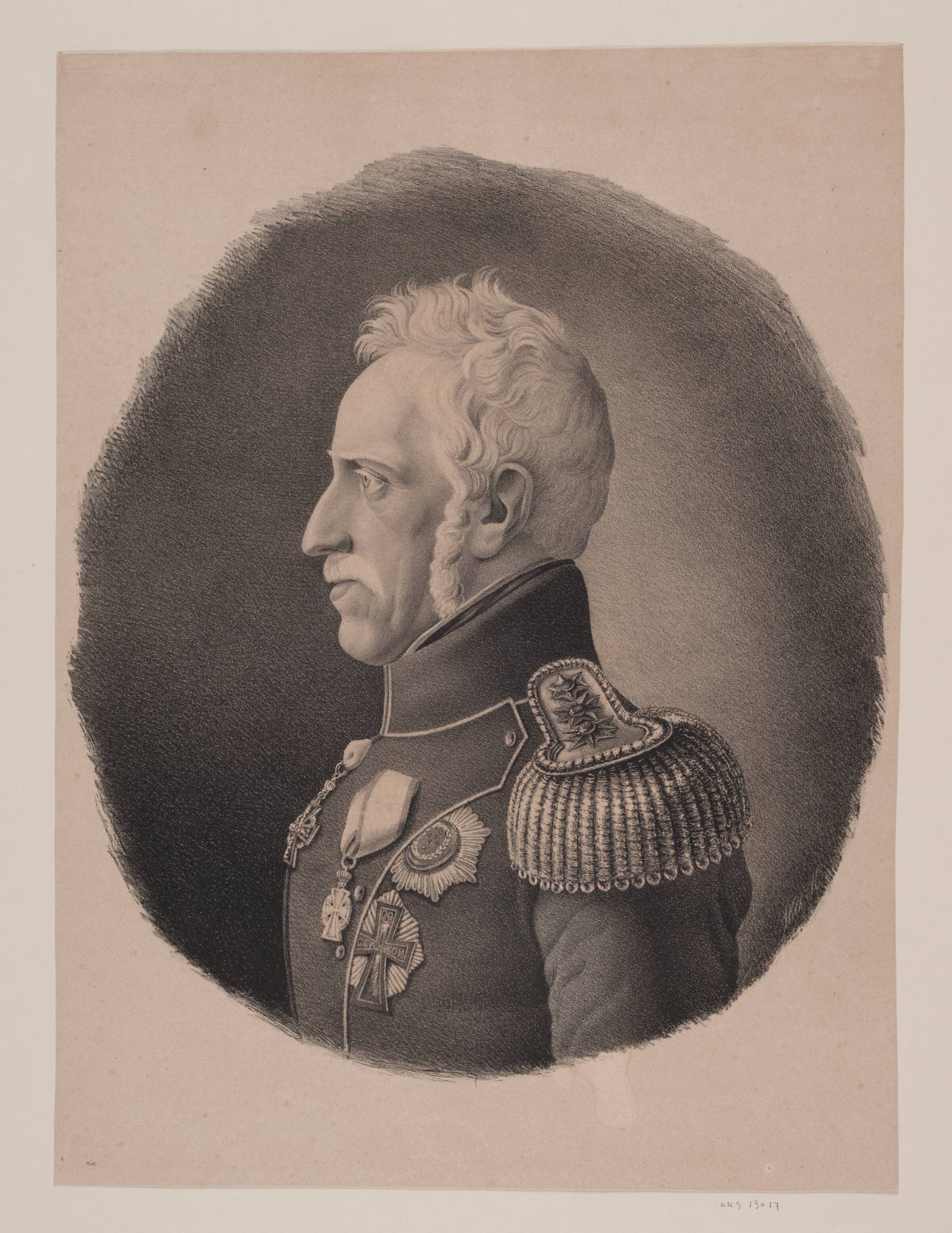 Frederik VI, Vilhelm Kyhn, 1821-1838