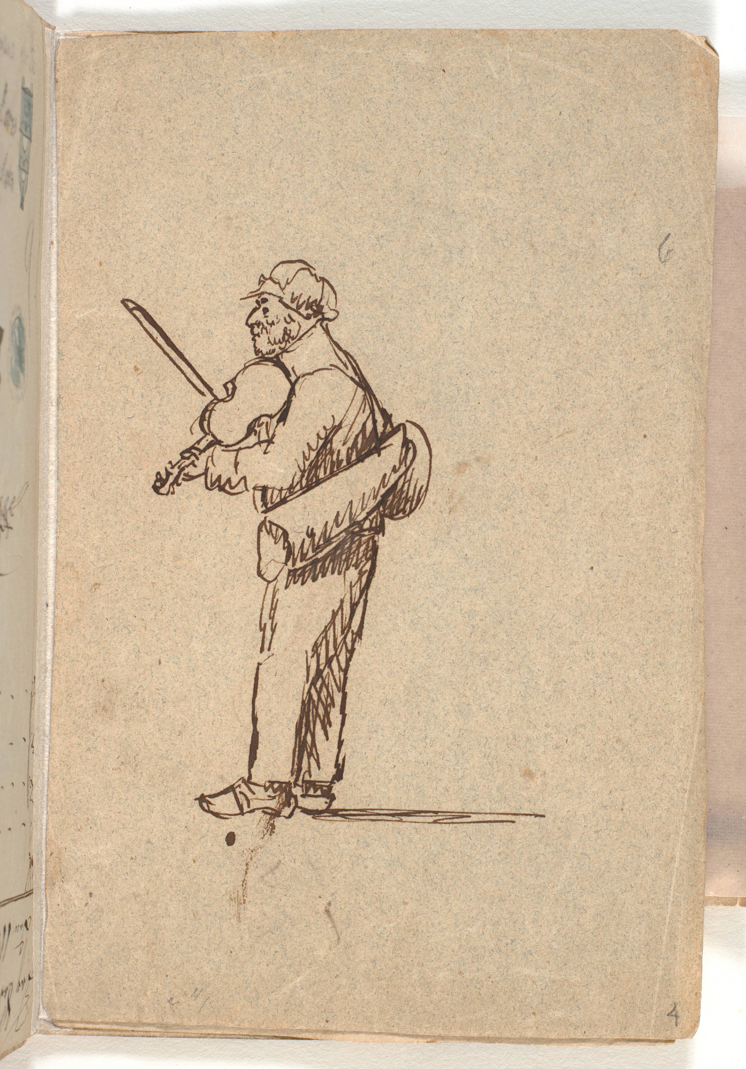 En spillemand., P.C. Skovgaard, 1826-1829