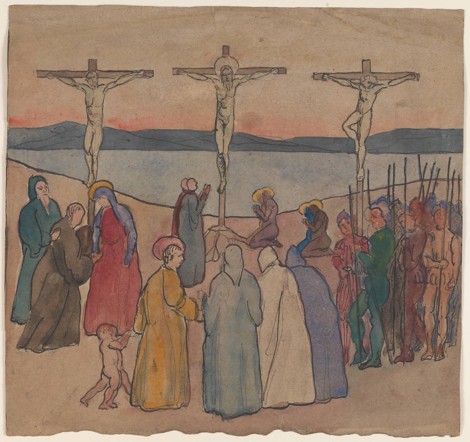 Korsfæstelsen II, J.A. Jerichau, 1910
