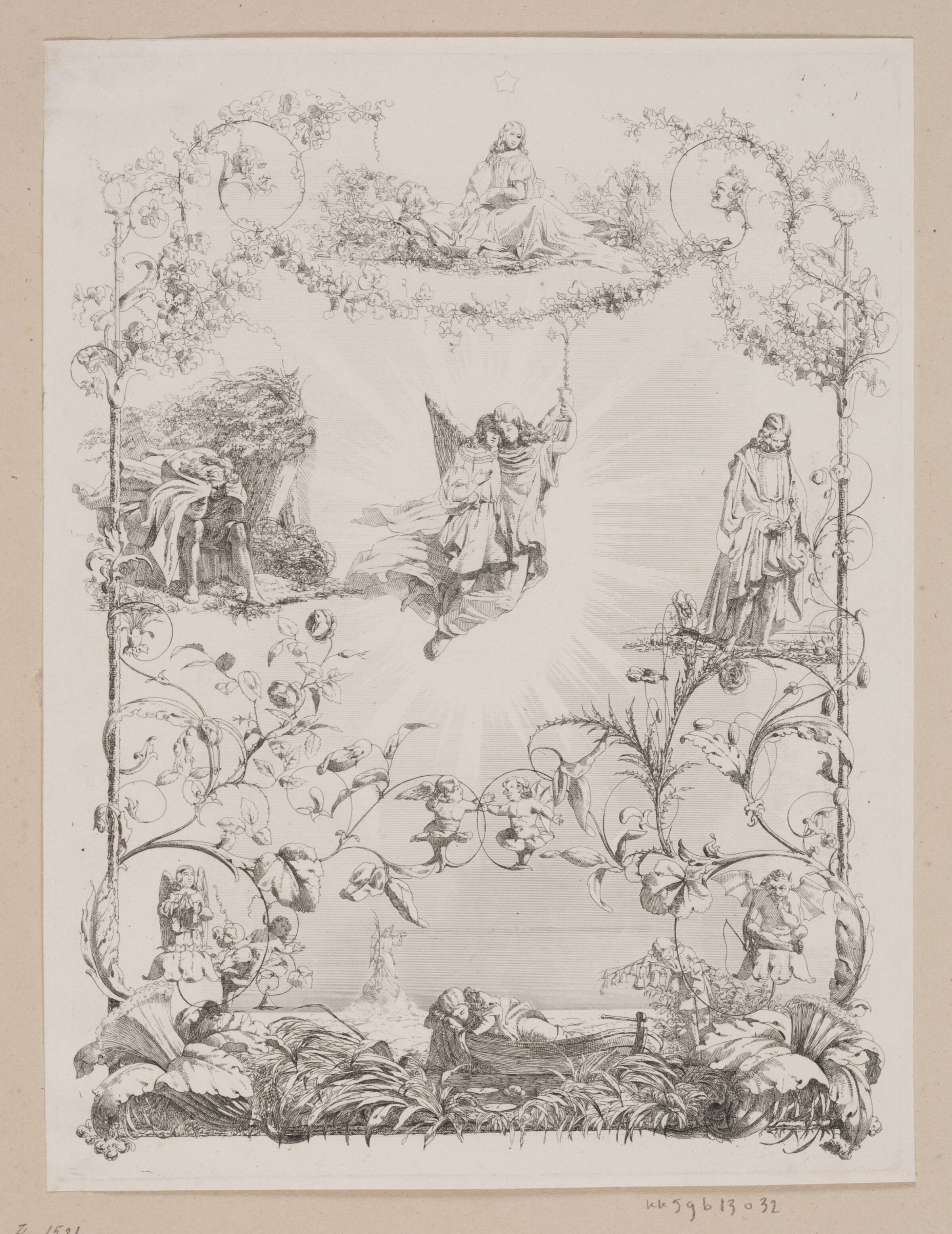 Sorgen, Sophus Schack, 1843
