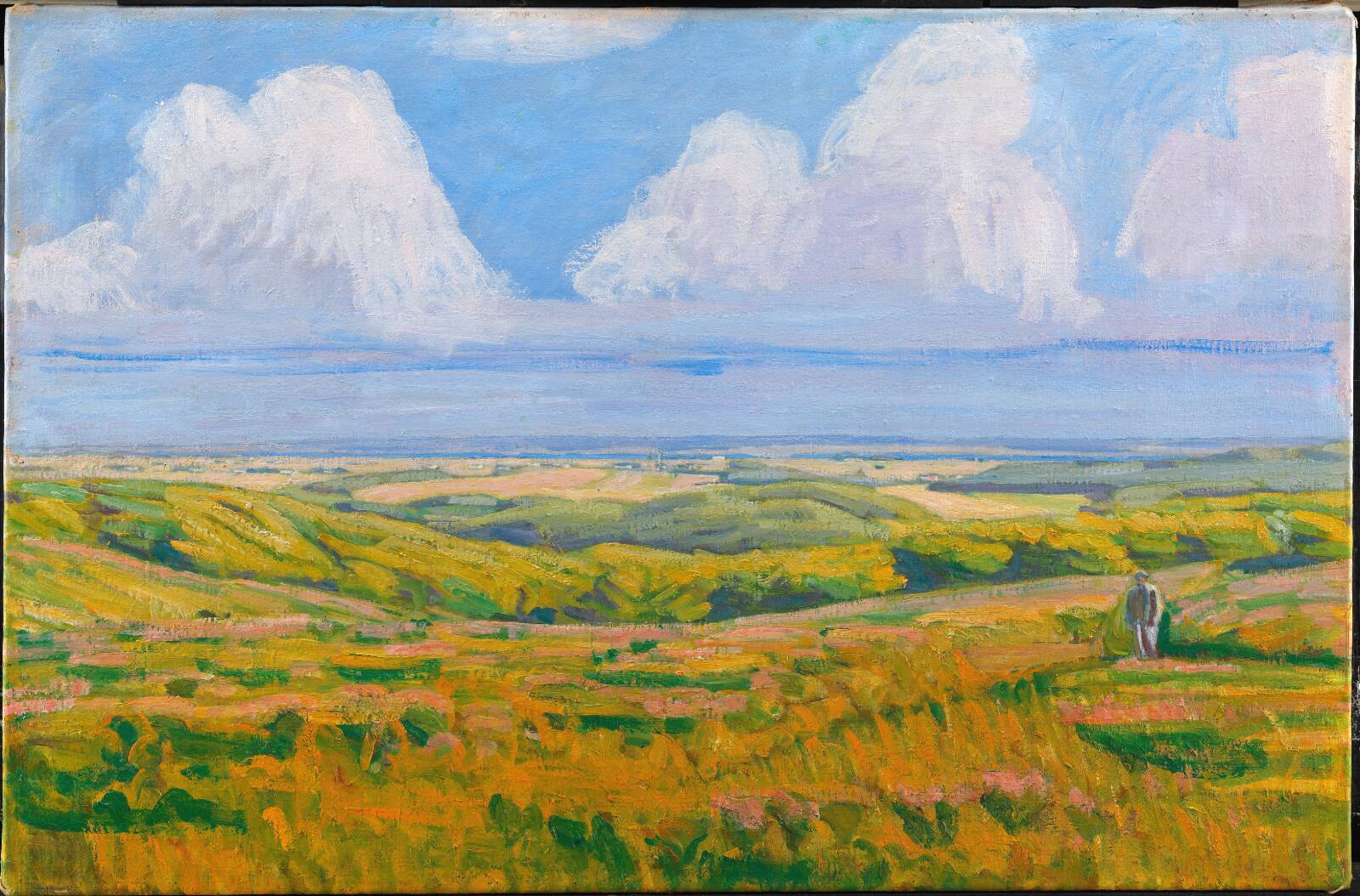 View from Korsdalen. Hammer Hills, by Niels Larsen Stevns, 1926