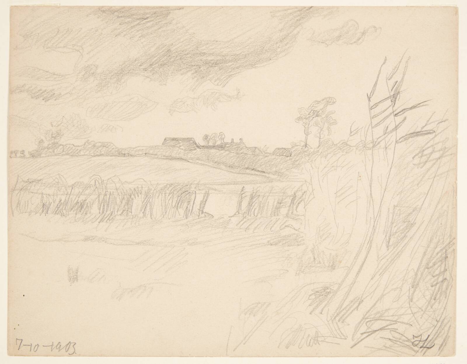 Landskab, Johannes Larsen, 1903