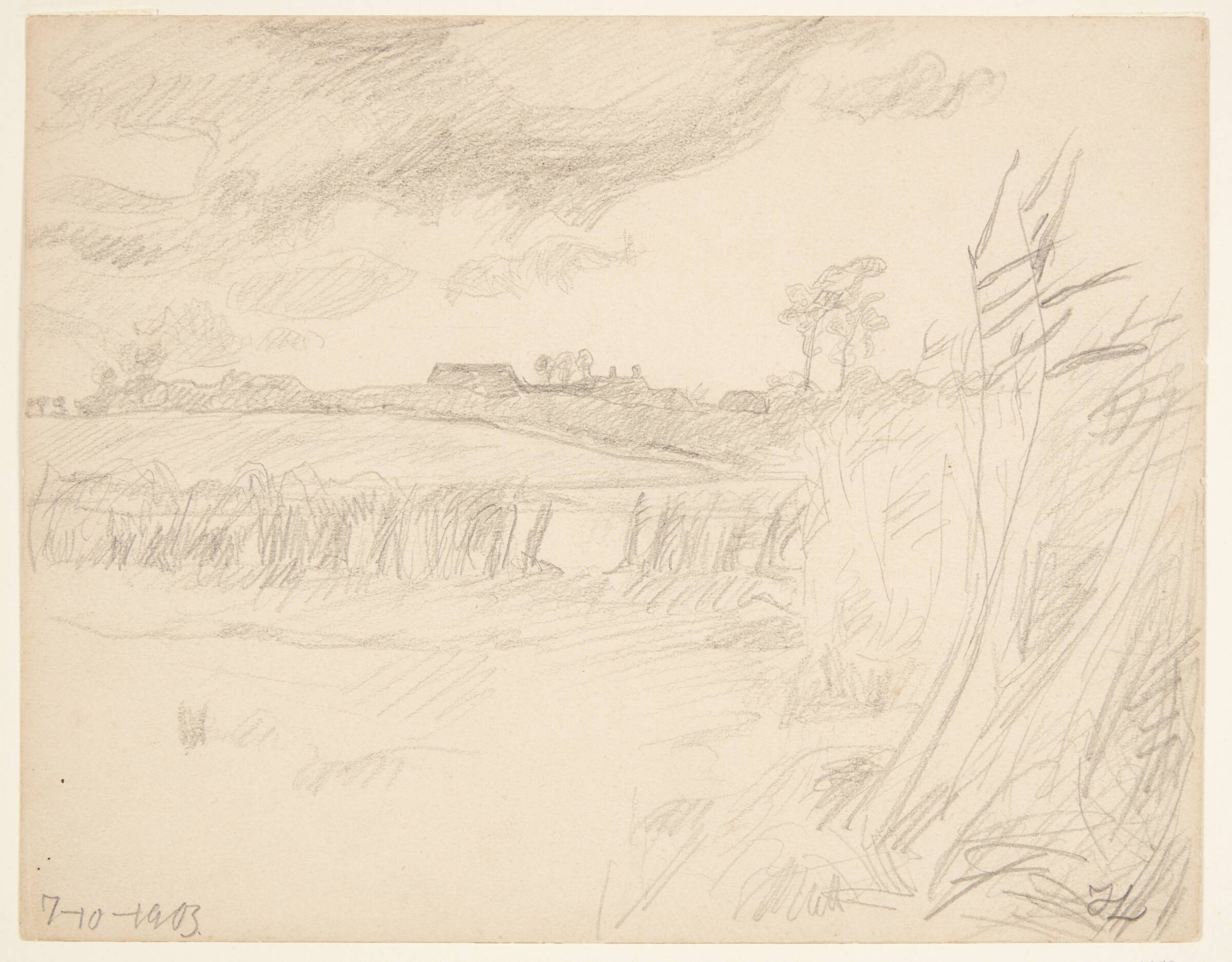 Landskab, Johannes Larsen, 1903