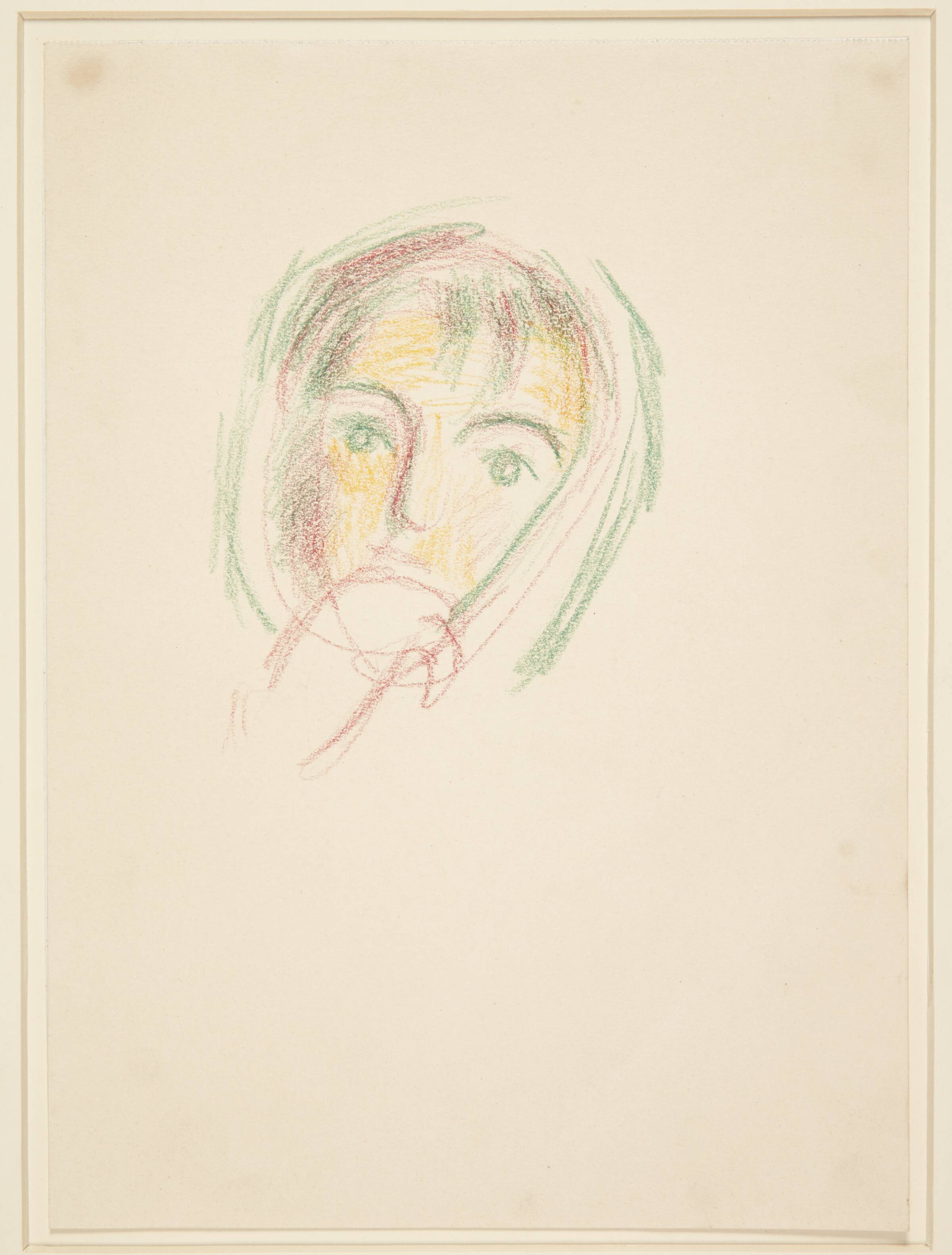 Kunstnerens søn Franz. Hoved, Харальд Гирсинг, 1926
