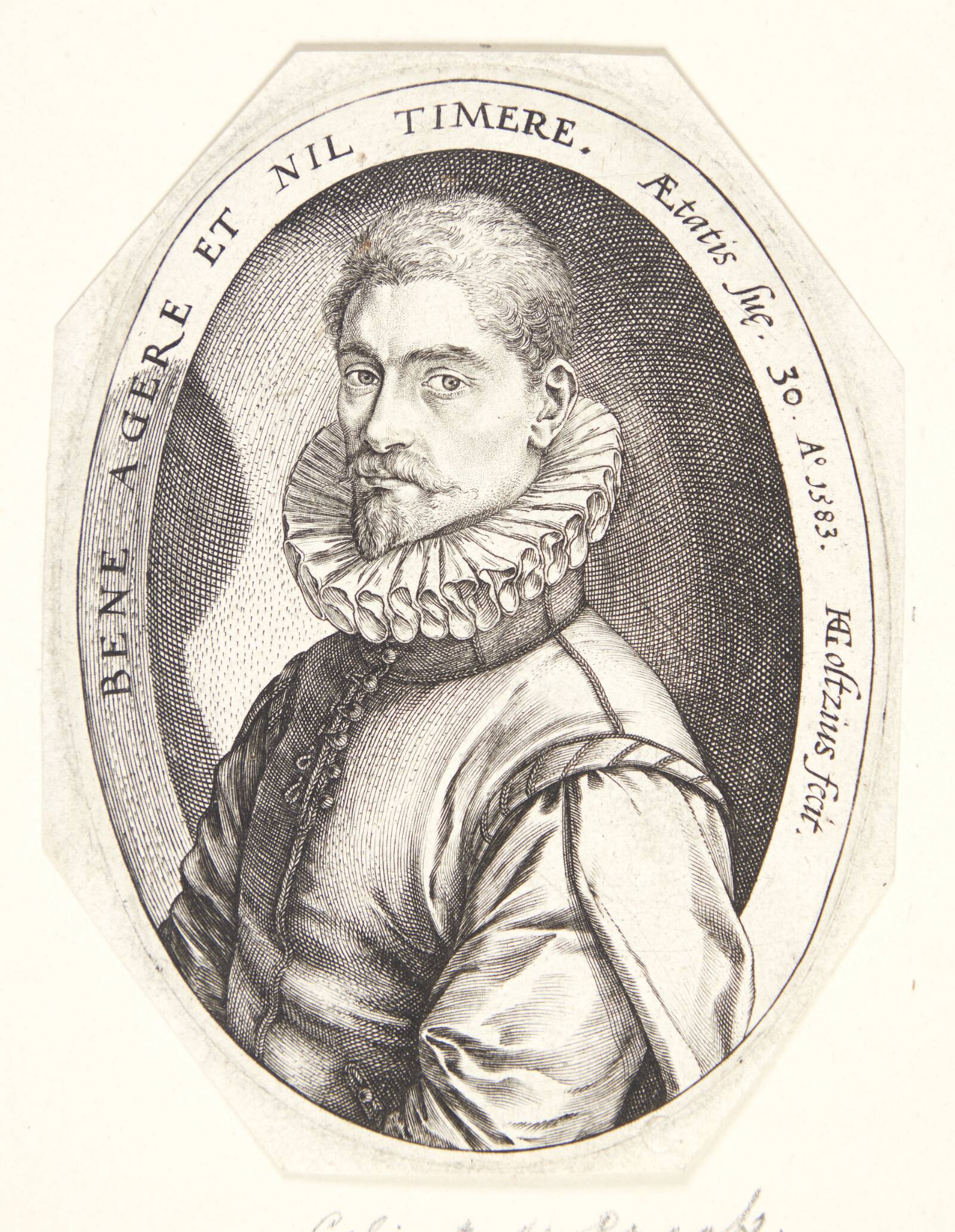 Hieronymus Scholiers, Hendrick Goltzius, 1583-1563