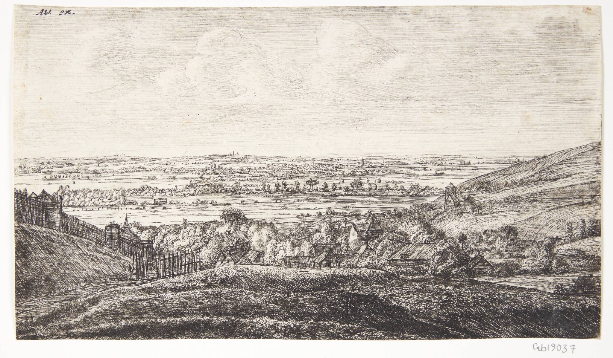 Landsby i en dal