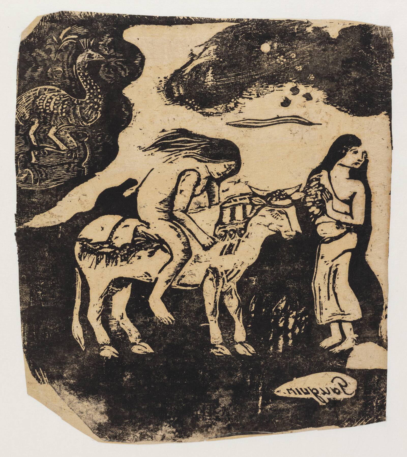 Enlèvement d'Europe, Paul Gauguin, 1895-1903