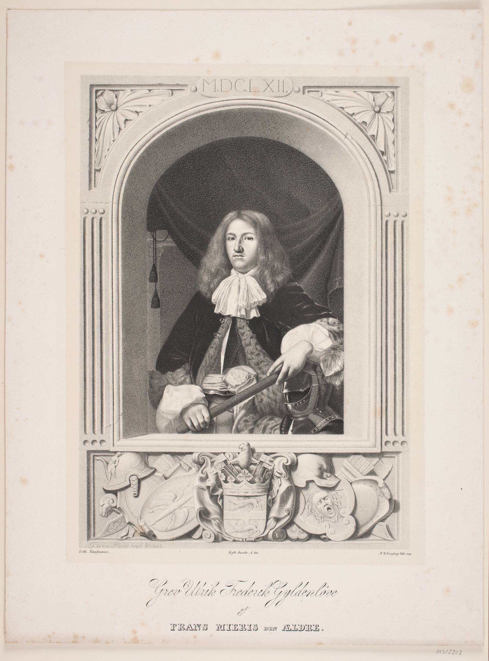 W. F. Gyldenløve, Asmus Kaufmann, 1836