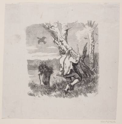 Illustration til eventyret "En Tiurleg i Holleia"