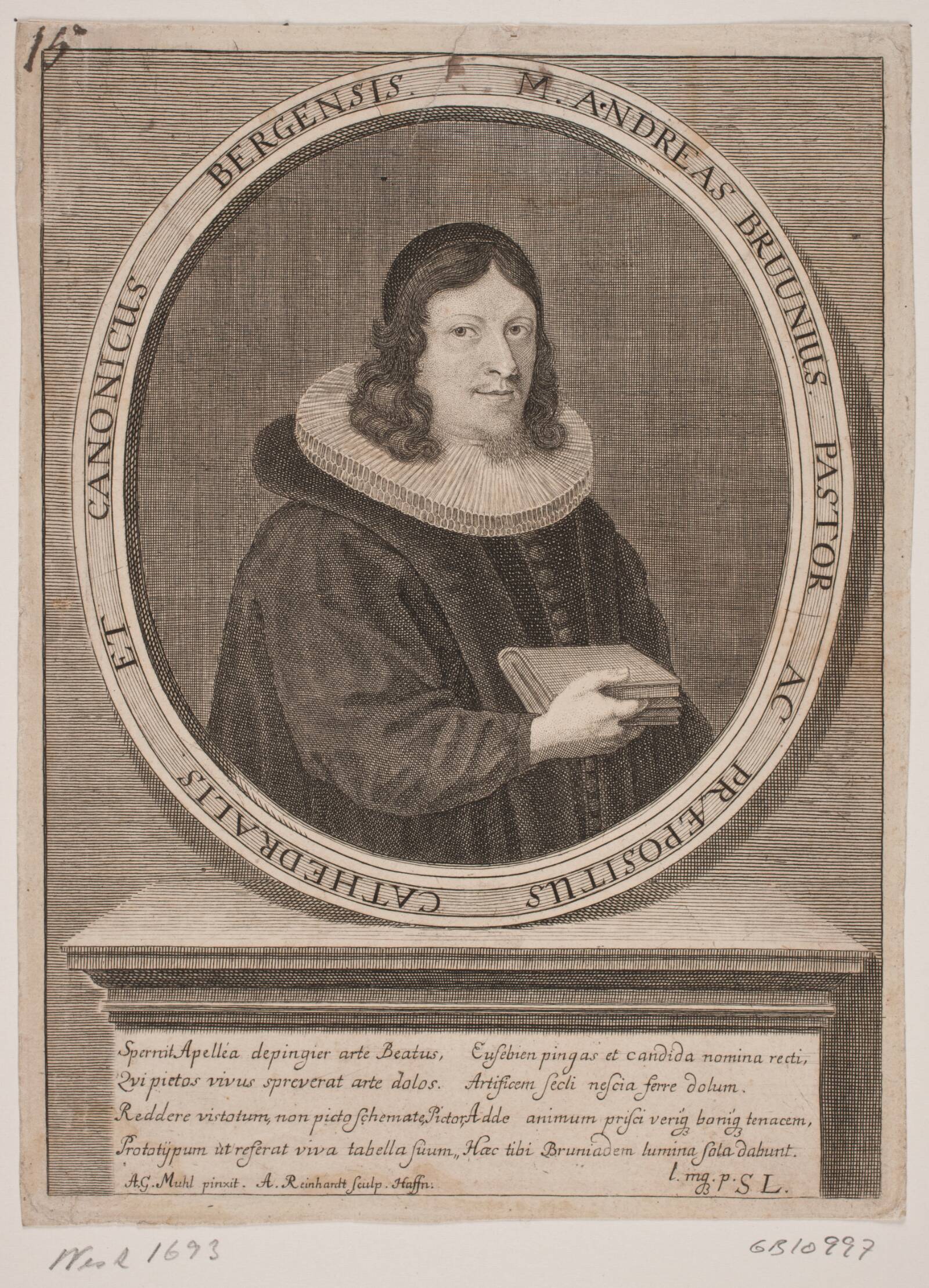 Andreas Bruun, præst, Andreas Reinhardt, 1706