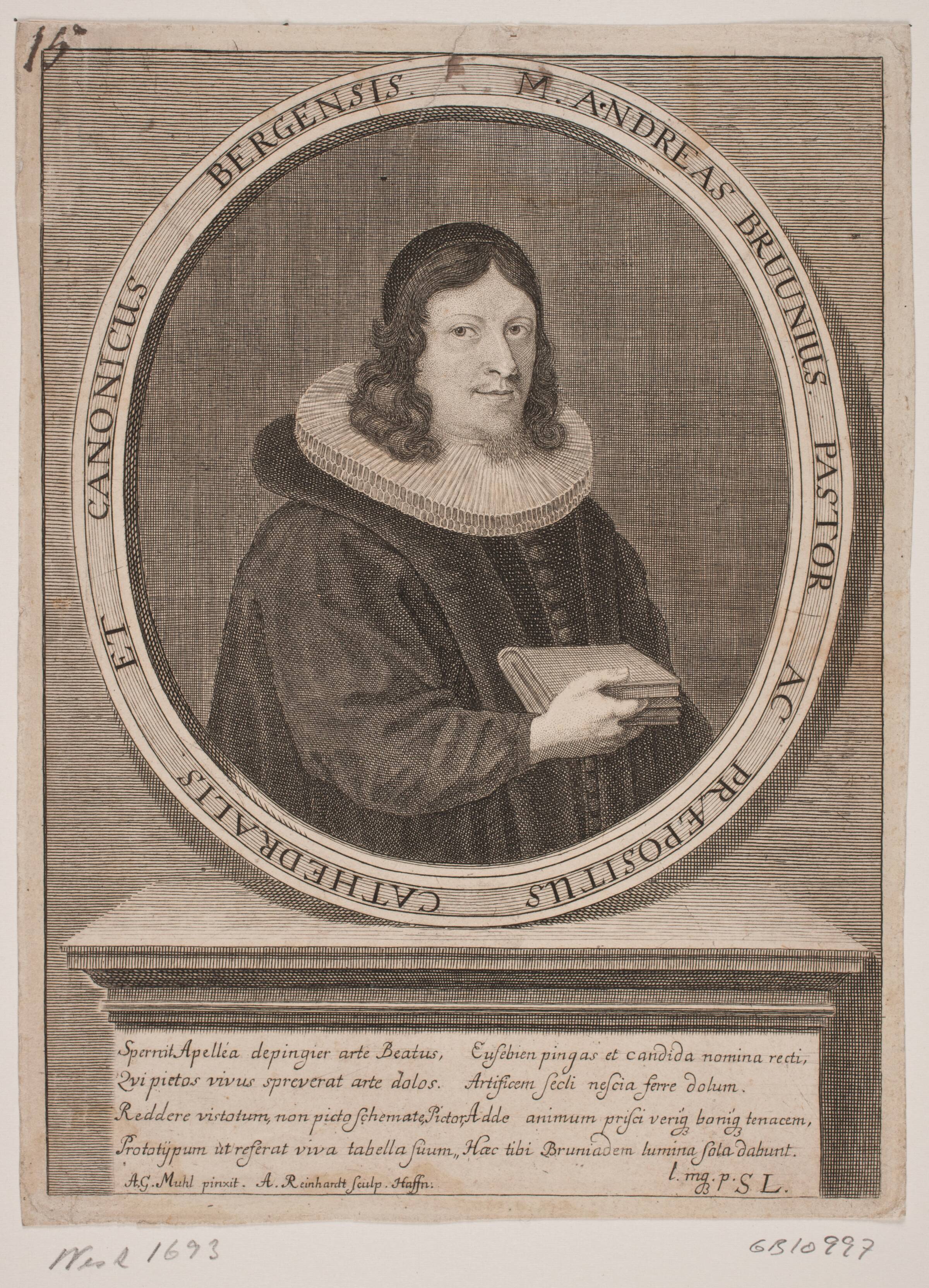 Andreas Bruun, præst, Andreas Reinhardt, 1706