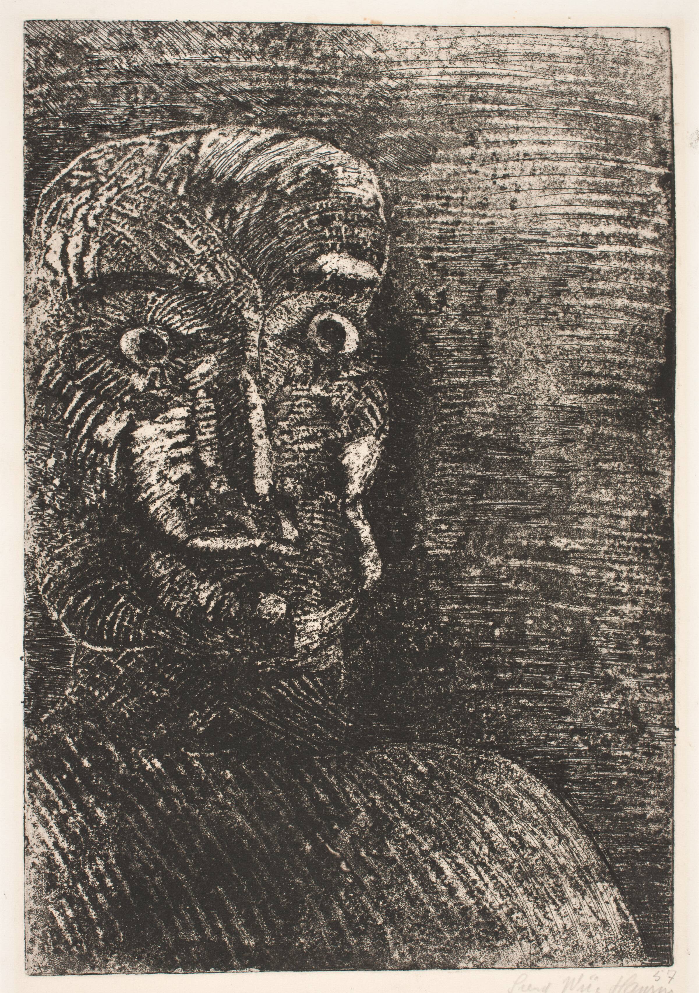Portræt, Svend Wiig Hansen, 1957