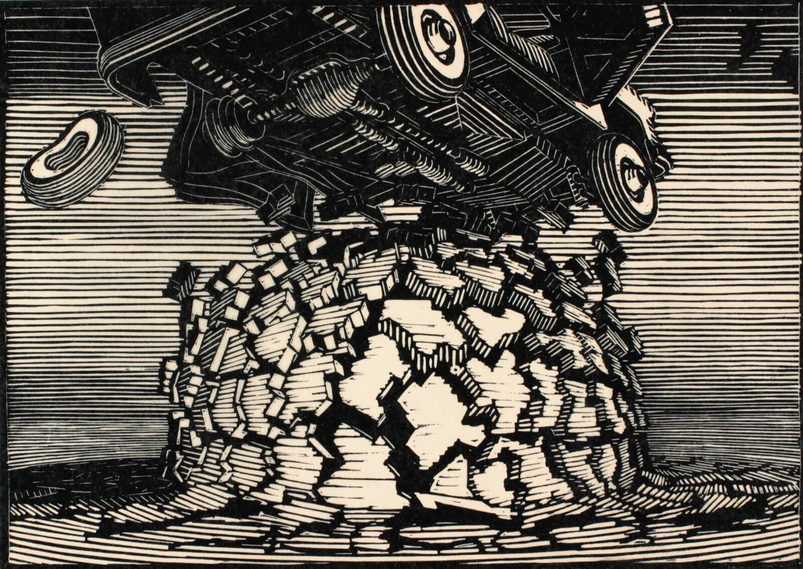 Eksplosion, Palle Nielsen, 1957