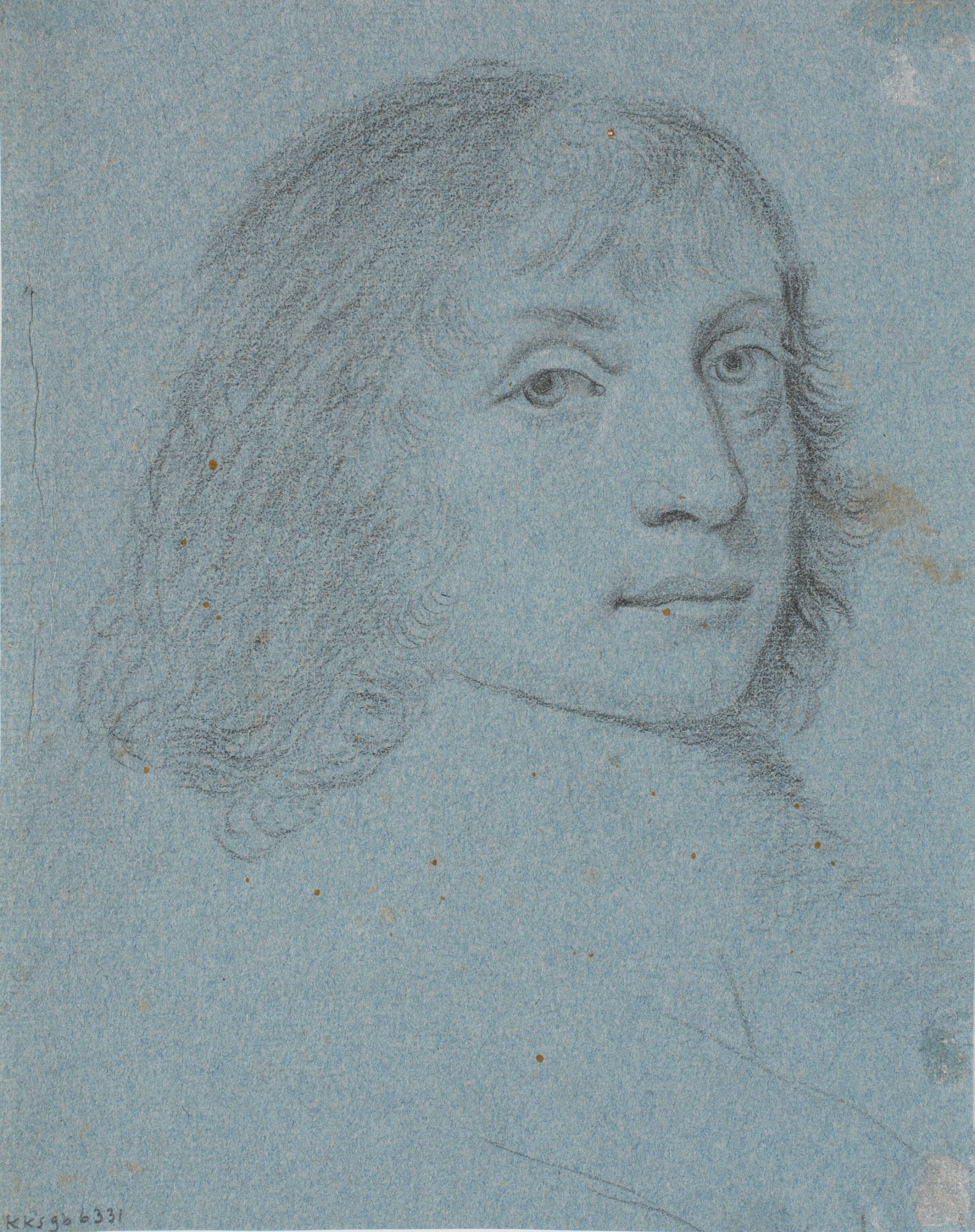 Portræt af en yngre mand, Marcus Tuscher, 1728-1731